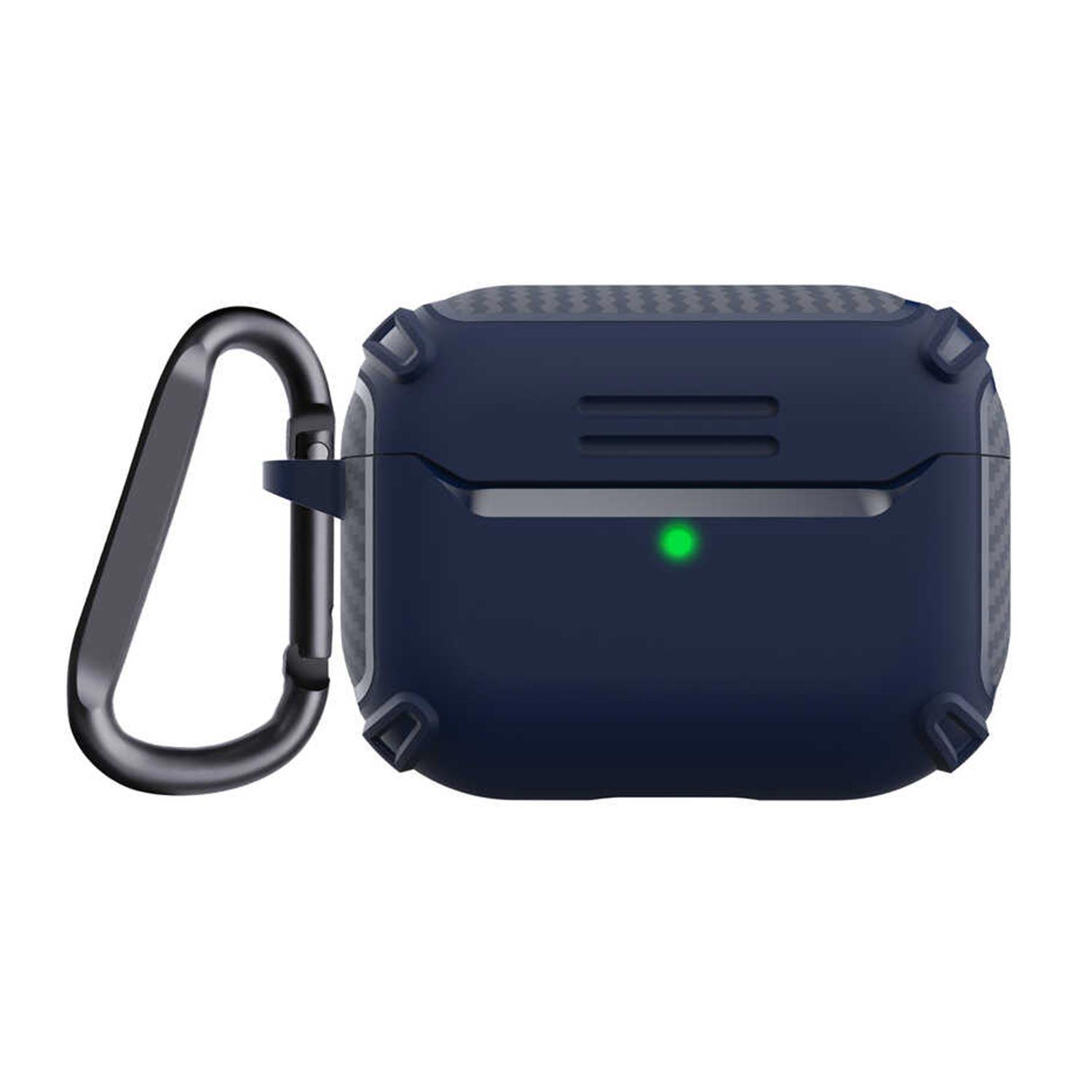 Microsonic Apple AirPods Pro 2 Nesil Legacy Cube Kılıf Lacivert