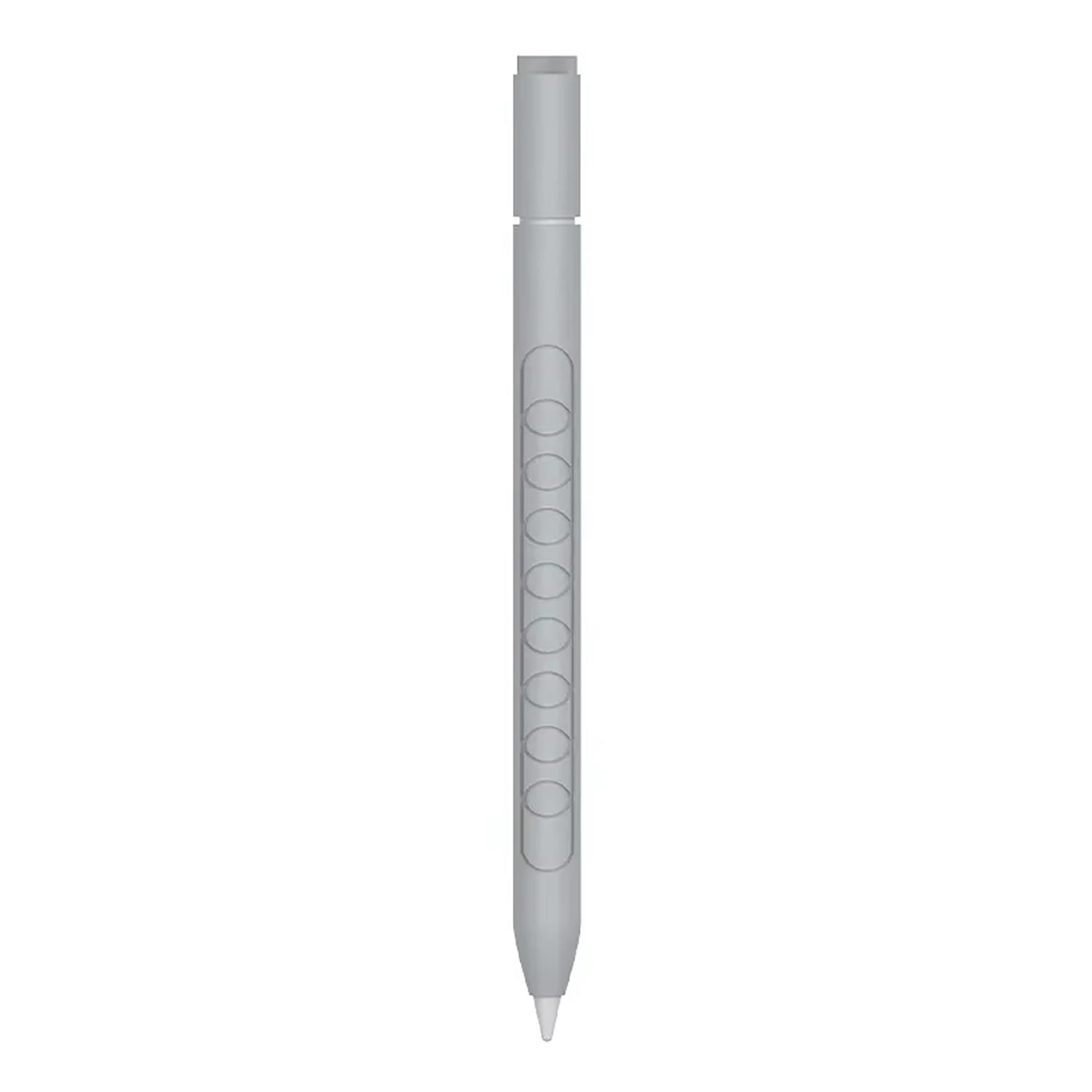 Microsonic Apple Pencil Pro Kılıf Mat Silikon Gri