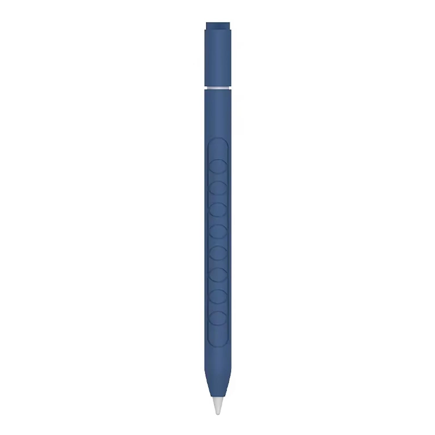 Microsonic Apple Pencil Pro Kılıf Mat Silikon Lacivert