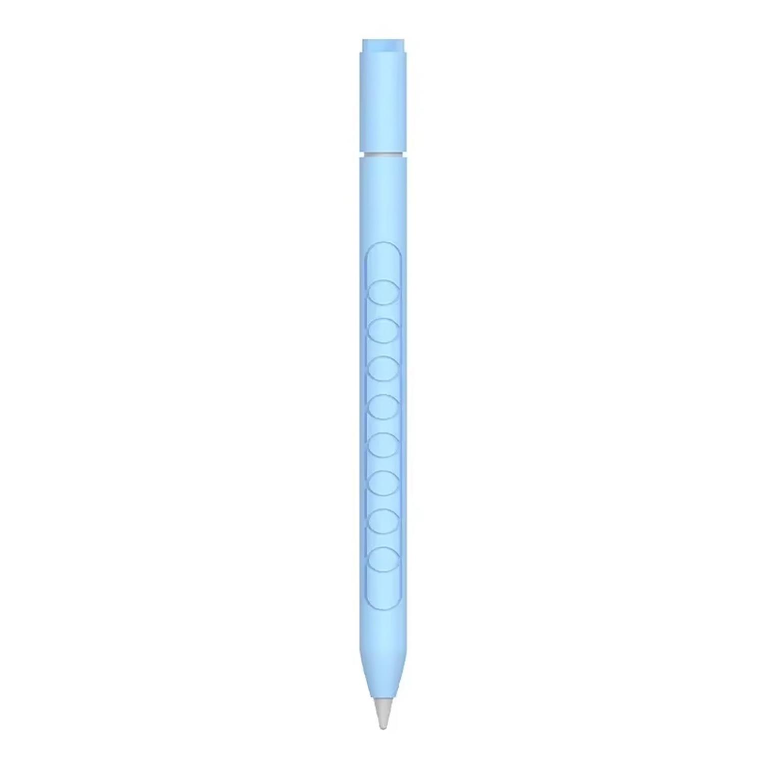 Microsonic Apple Pencil Pro Kılıf Mat Silikon Mavi