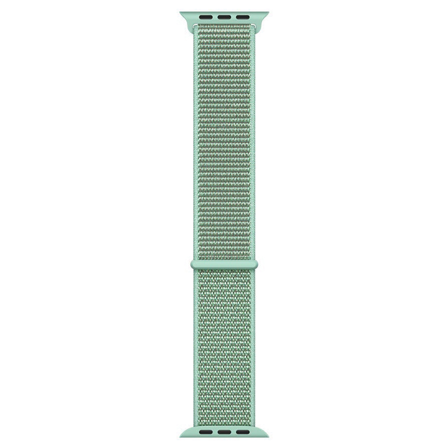 Microsonic Apple Watch Series 3 38mm Hasırlı Kordon Woven Marine Green