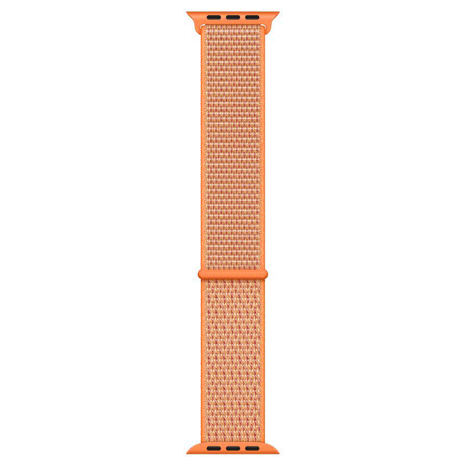 Microsonic Apple Watch Series 2 38mm Hasırlı Kordon Woven Spicy Orange