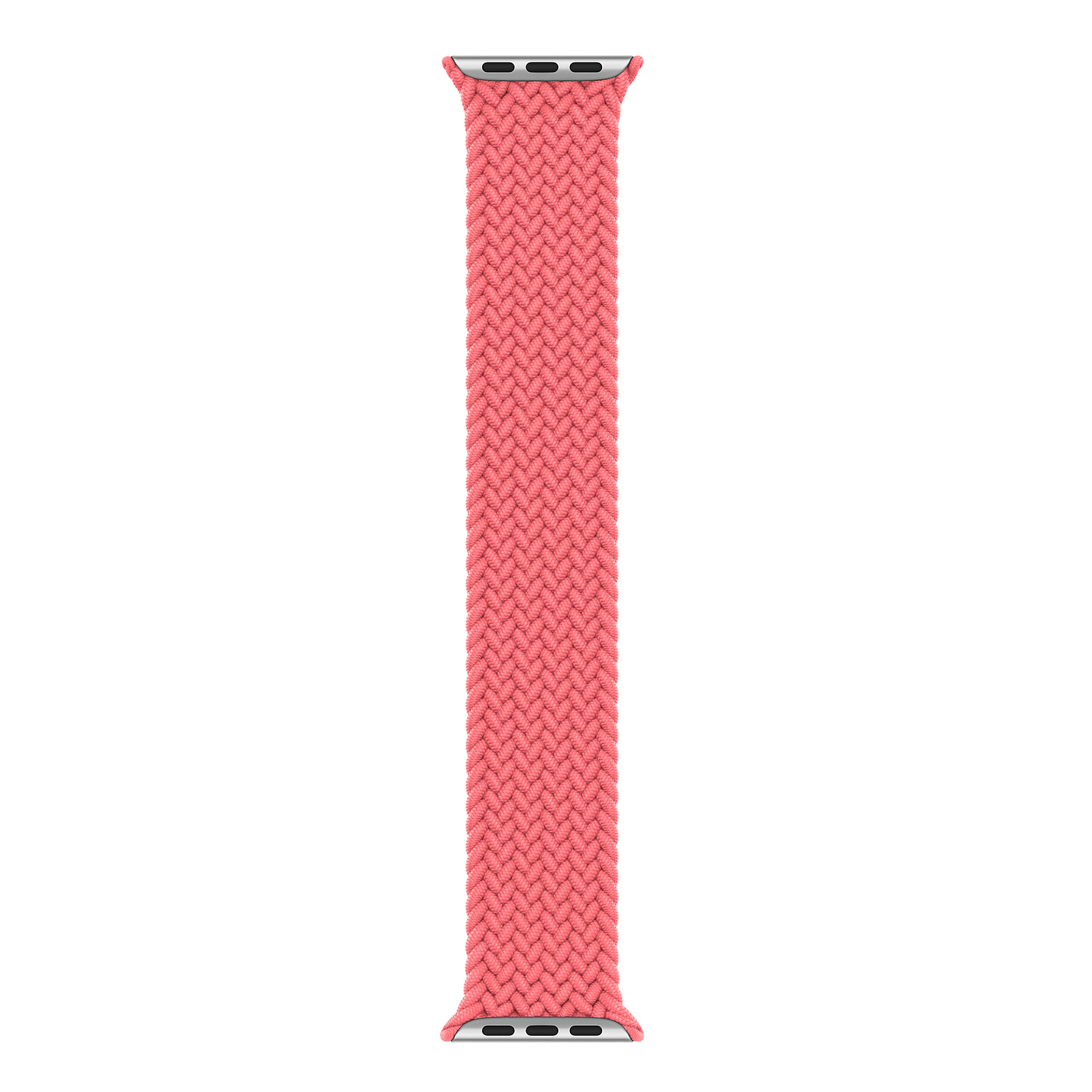 Microsonic Apple Watch Series 4 44mm Kordon Large Size 160mm Knitted Fabric Single Loop Pembe