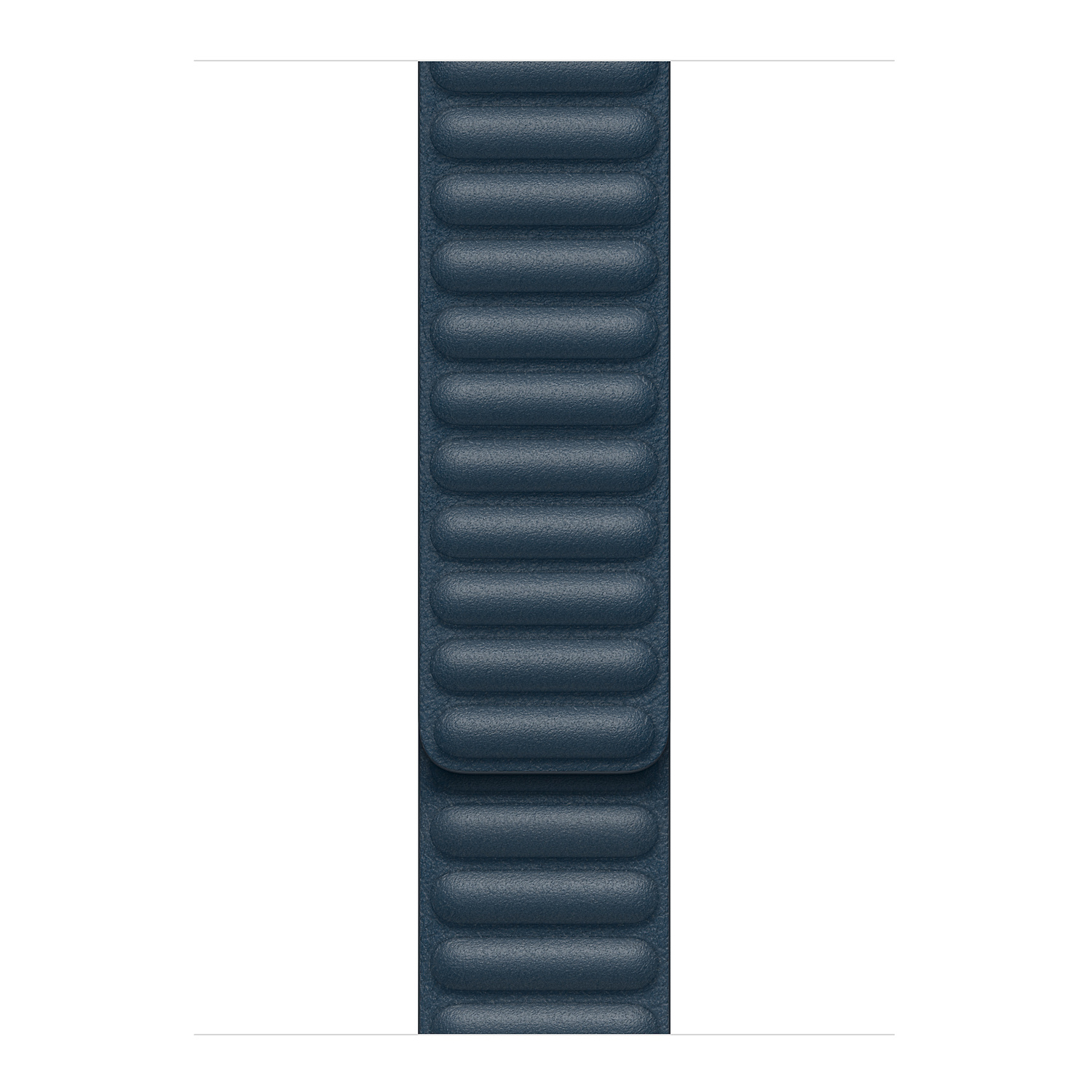Microsonic Apple Watch Series 9 45mm Kordon Leather Link Band Lacivert