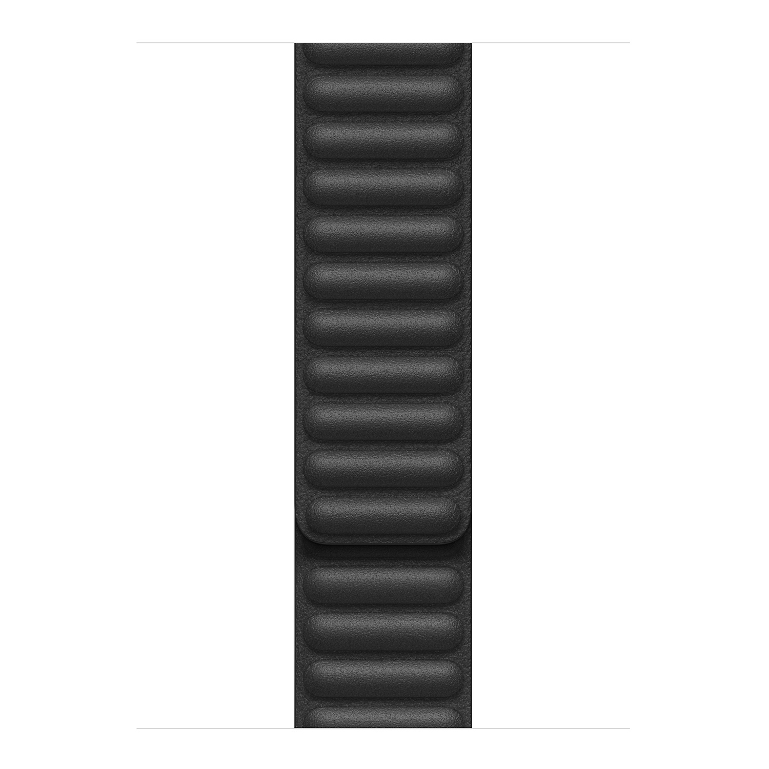 Microsonic Apple Watch Series 10 46mm Kordon Leather Link Band Siyah