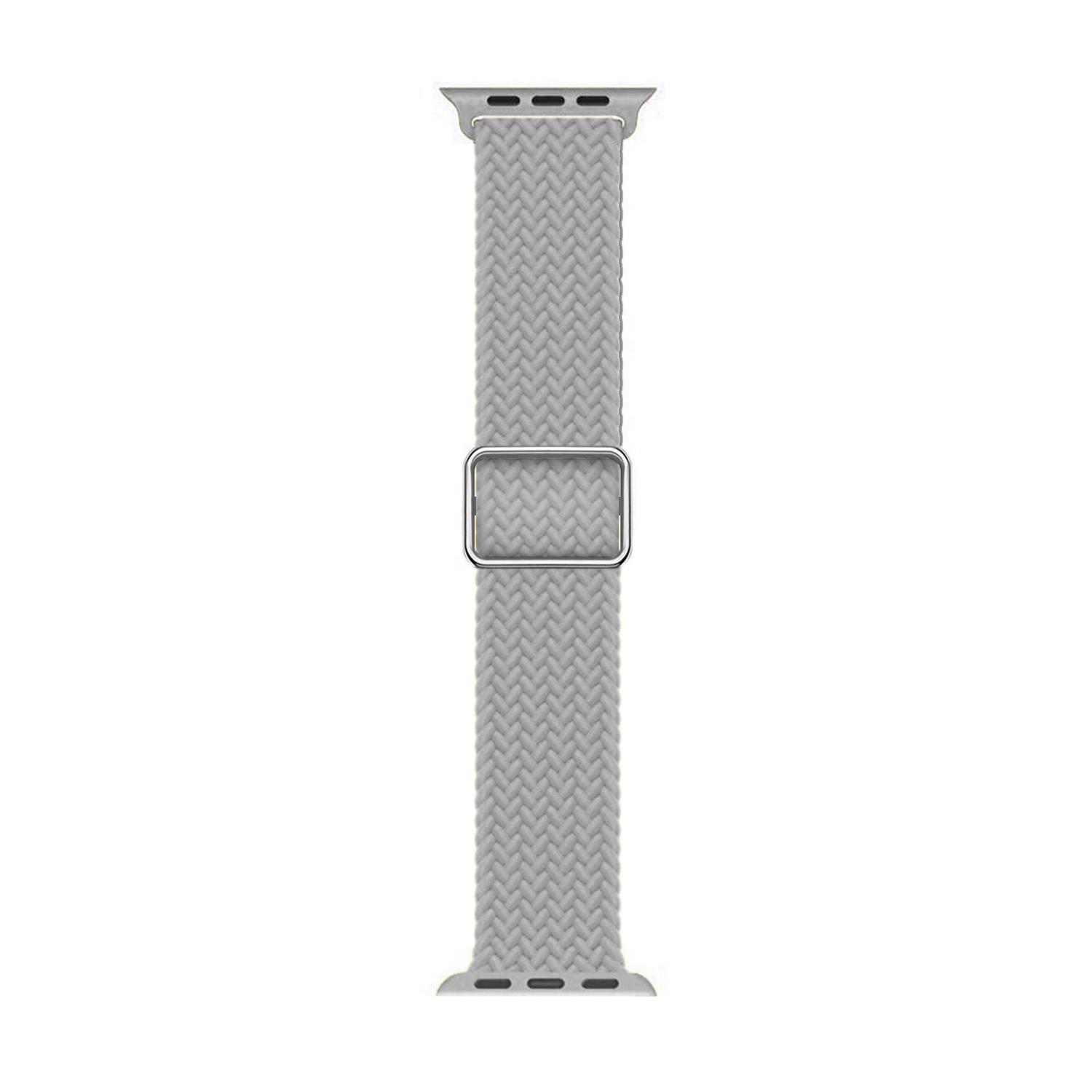 Microsonic Apple Watch Ultra 2 Kordon Braided Loop Band Gri