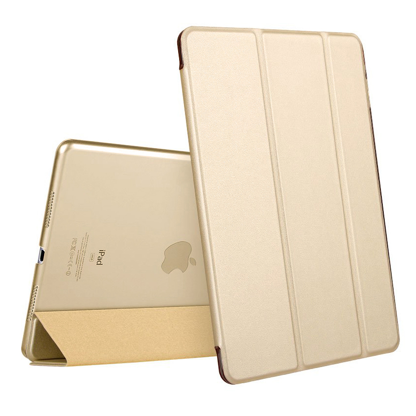 Microsonic Apple iPad 10 2 9 Nesil A2602-A2604-A2603-A2605 Smart Case ve arka Kılıf Gold