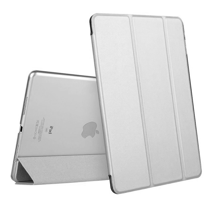 Microsonic Apple iPad 10 2 7 Nesil A2197-A2200-A2198 Smart Case ve arka Kılıf Gümüş
