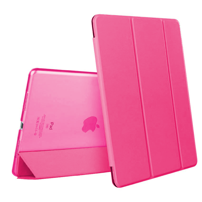 Microsonic Apple iPad 10 2 9 Nesil A2602-A2604-A2603-A2605 Smart Case ve arka Kılıf Pembe