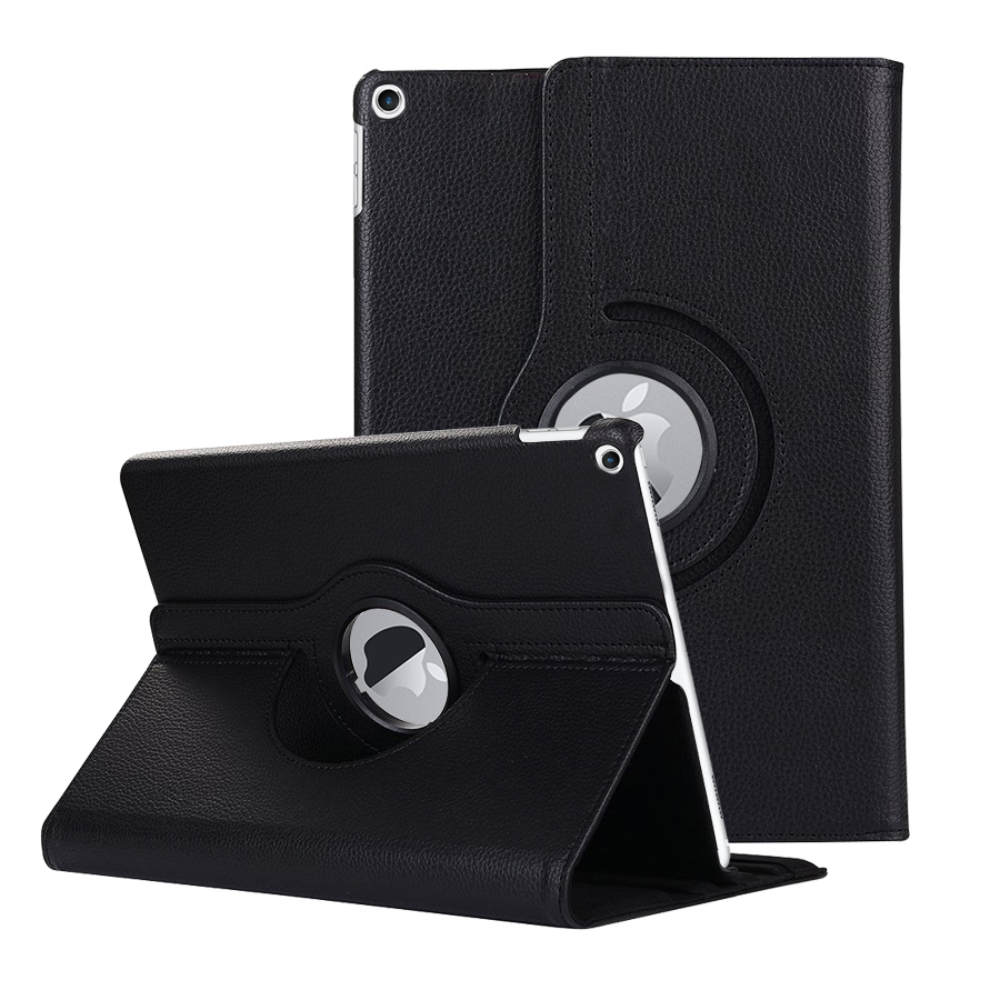 Microsonic Apple iPad Air 3 10 5 2019 A2152-A2123-A2153-A2154 Kılıf 360 Rotating Stand Deri Siyah