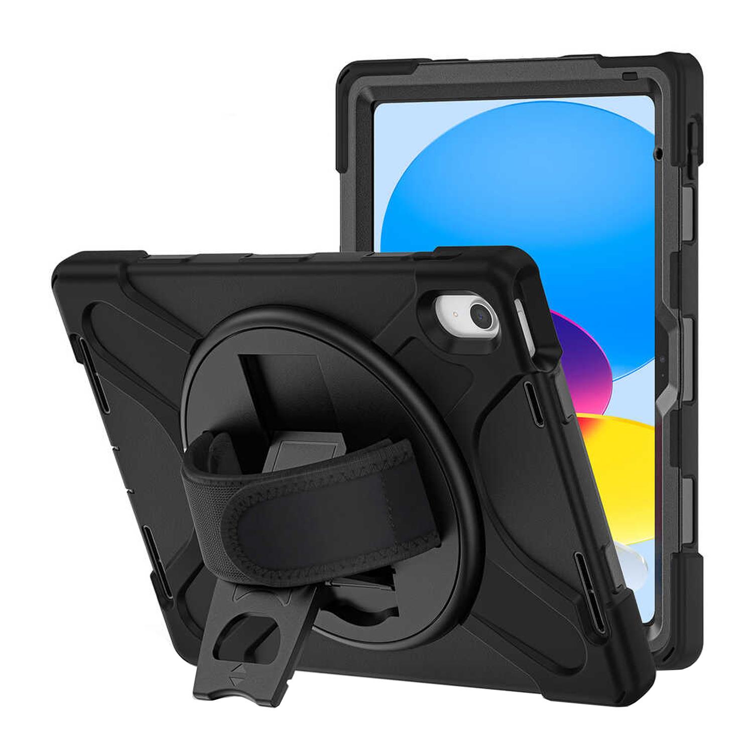Microsonic Apple iPad 11 Nesil 2025 Kılıf A3354-A3355 Heavy Defender Siyah