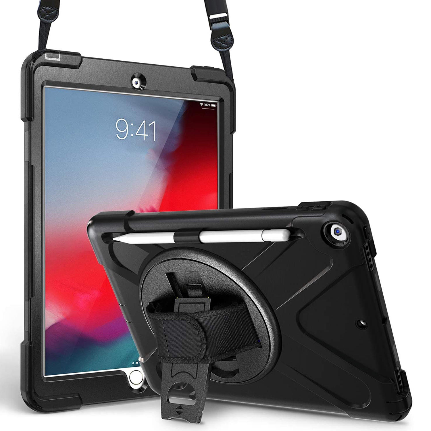 Microsonic Apple iPad Mini 5 Kılıf A2133-A2124-A2125-A2126 Heavy Defender Siyah