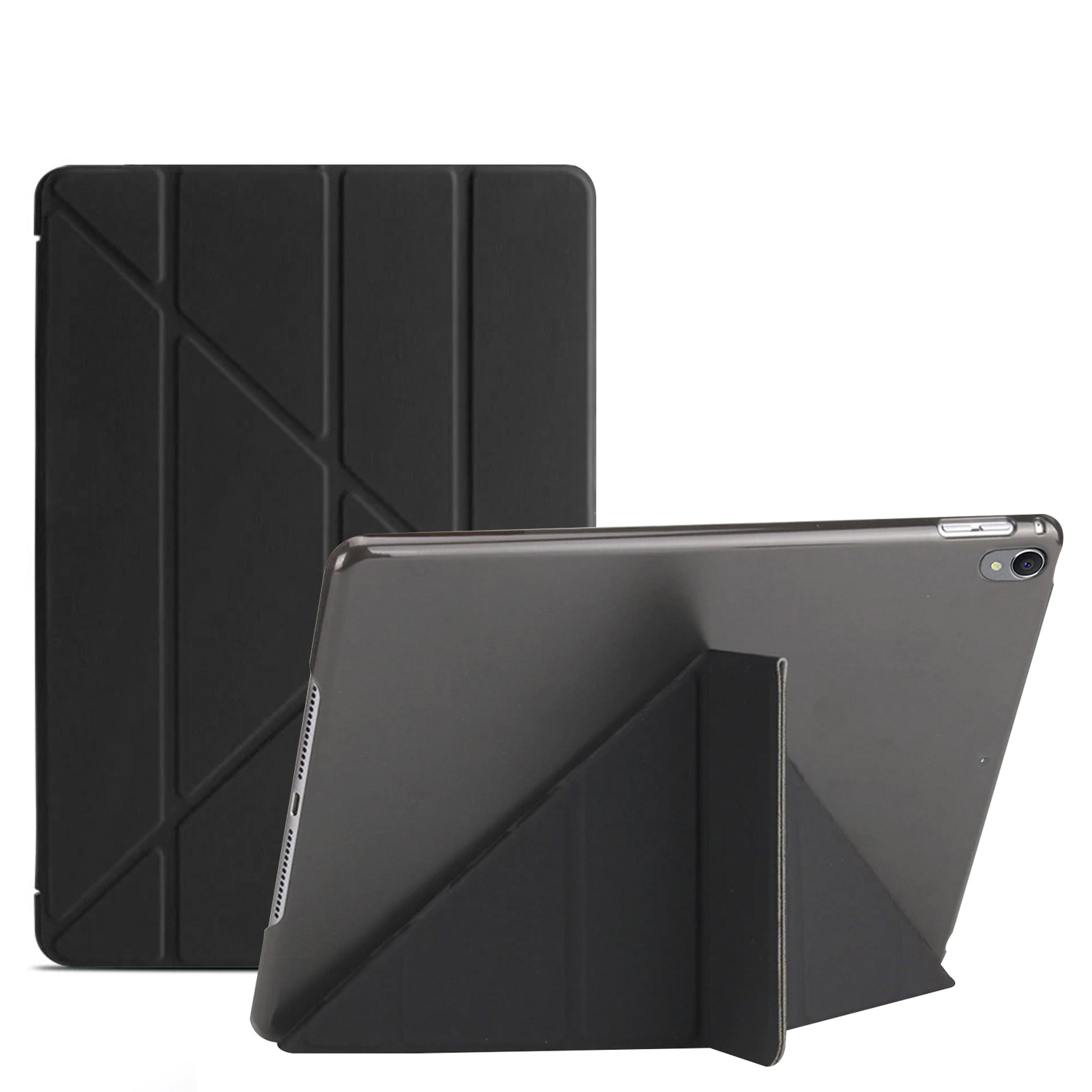 Microsonic Apple iPad Pro 10 5 A1701-A1709-A1852 Folding Origami Design Kılıf Siyah