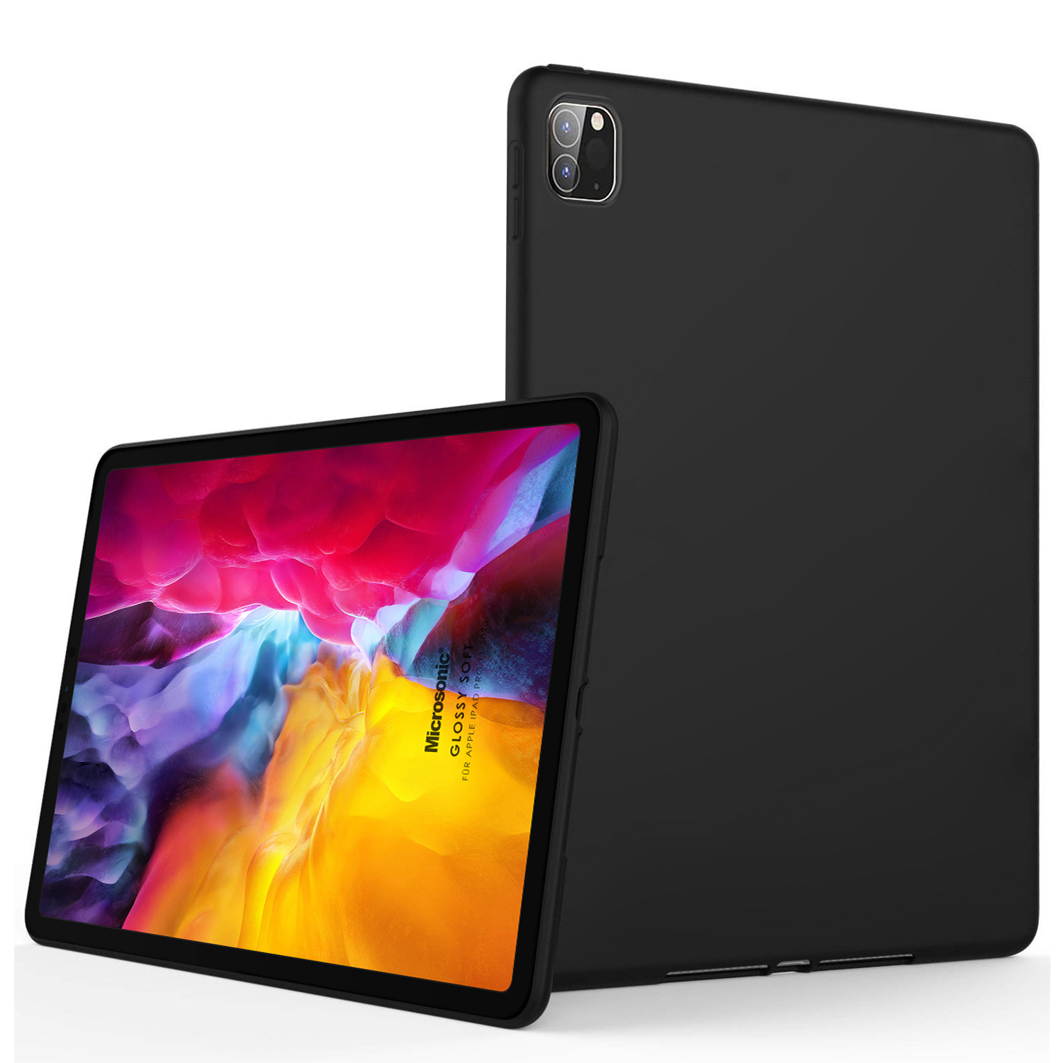 Microsonic Apple iPad Pro 11 2020 2 Nesil Kılıf A2228-A2068-A2230 Matte Silicone Siyah