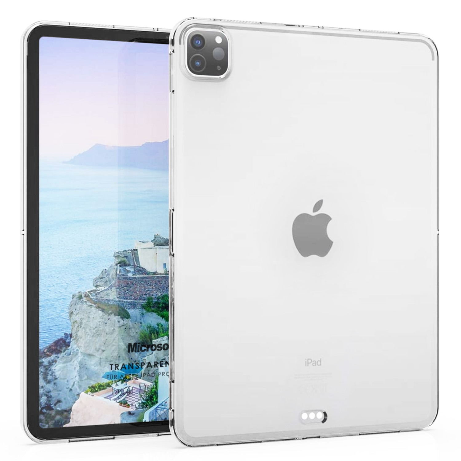 Microsonic Apple iPad Pro 11 2020 2 Nesil Kılıf A2228-A2068-A2230 Transparent Soft Beyaz