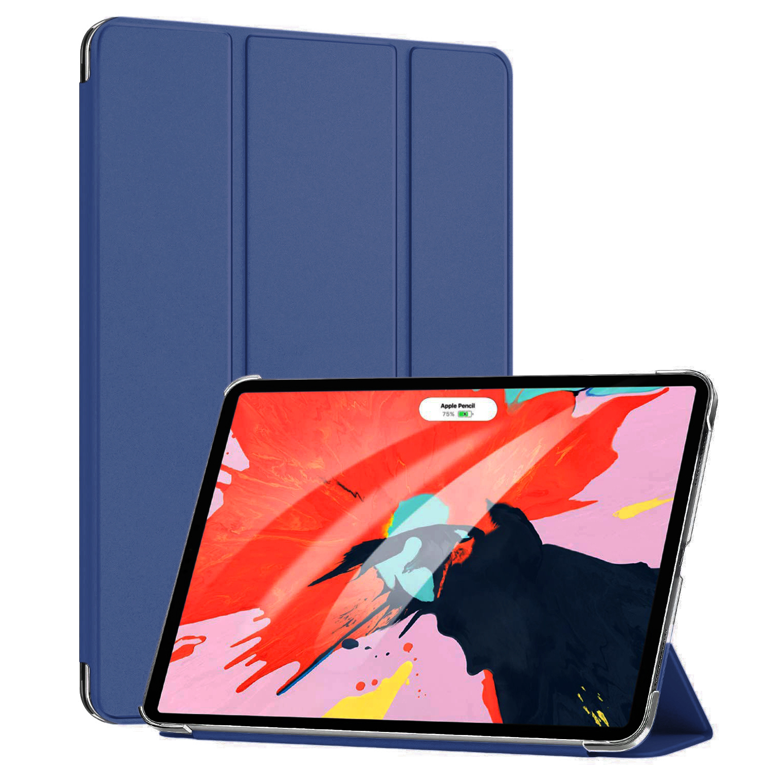 Microsonic Apple iPad Pro 11 2022 4 Nesil Kılıf A2759-A2435-A2761-A2762 Smart Case ve Arka Kapak Lacivert