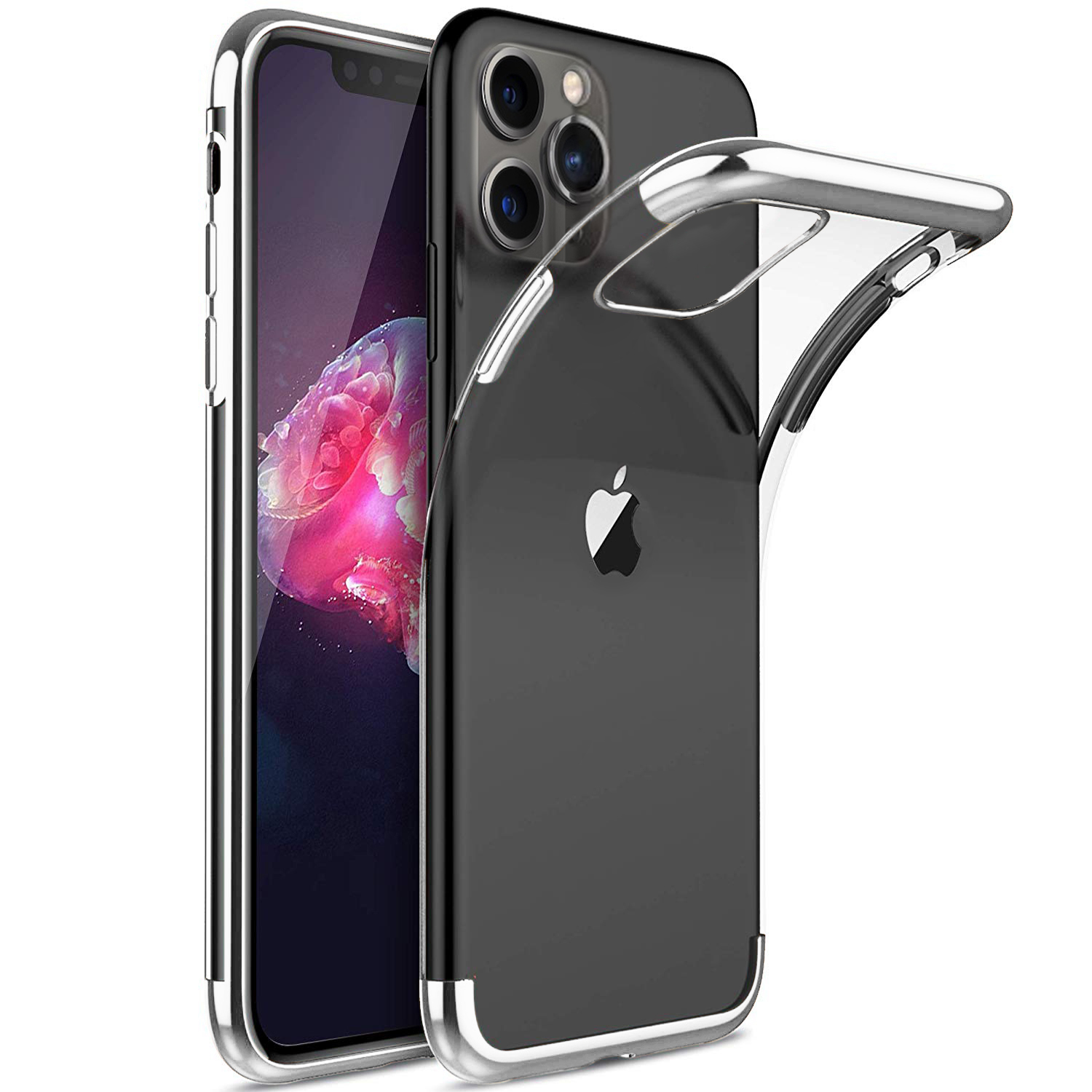 Microsonic Apple iPhone 11 Pro 5 8 Kılıf Skyfall Transparent Clear Gümüş