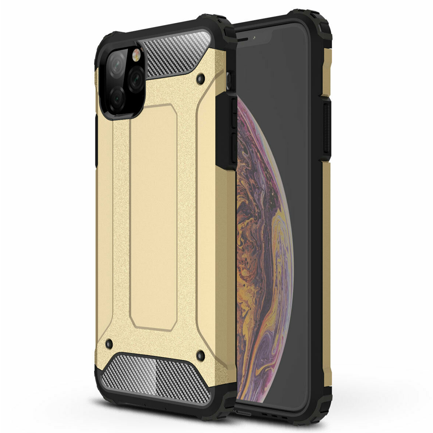 Microsonic Apple iPhone 11 Pro 5 8 Kılıf Rugged Armor Gold