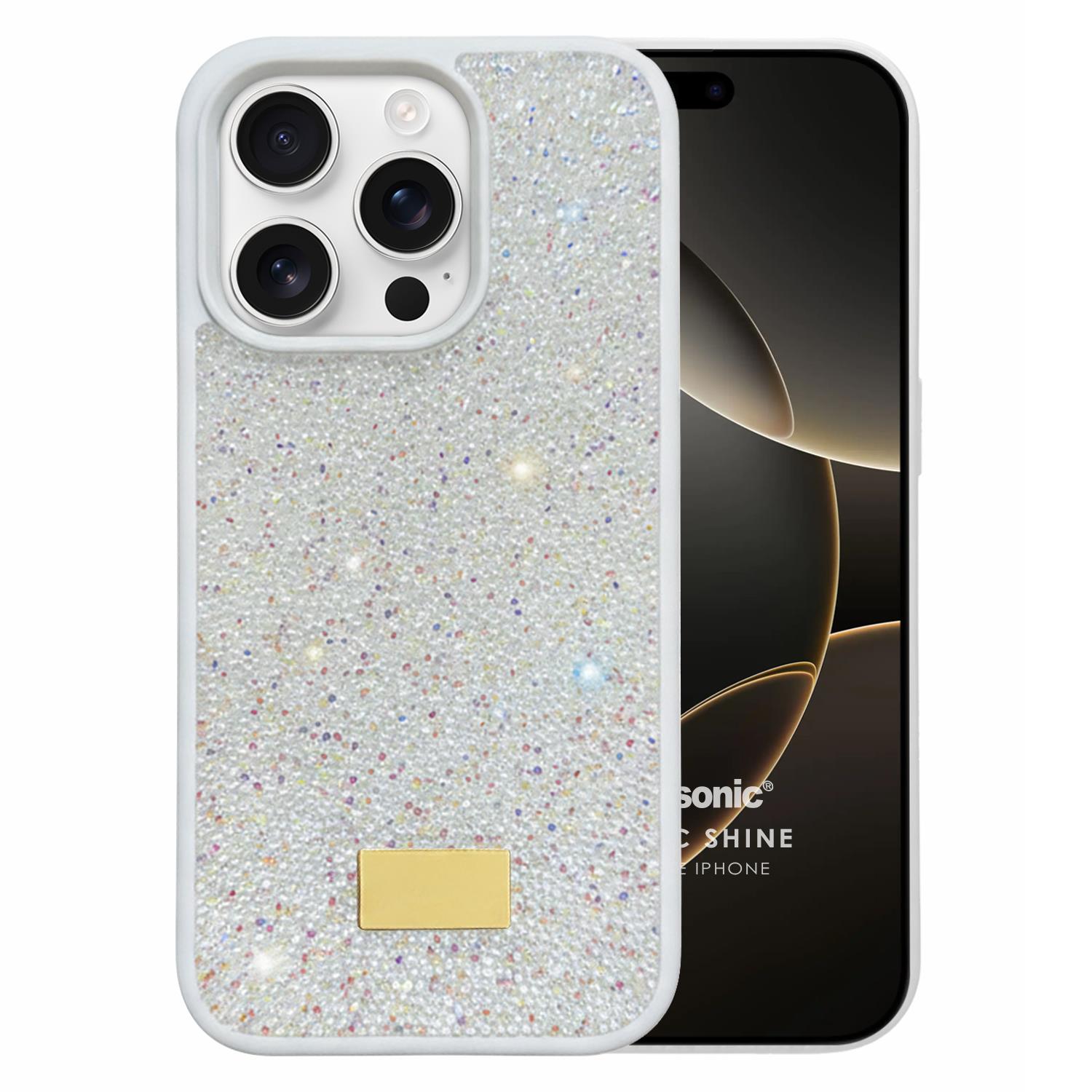 Microsonic Apple iPhone 16 Pro Max Kılıf Cosmic Shine Beyaz