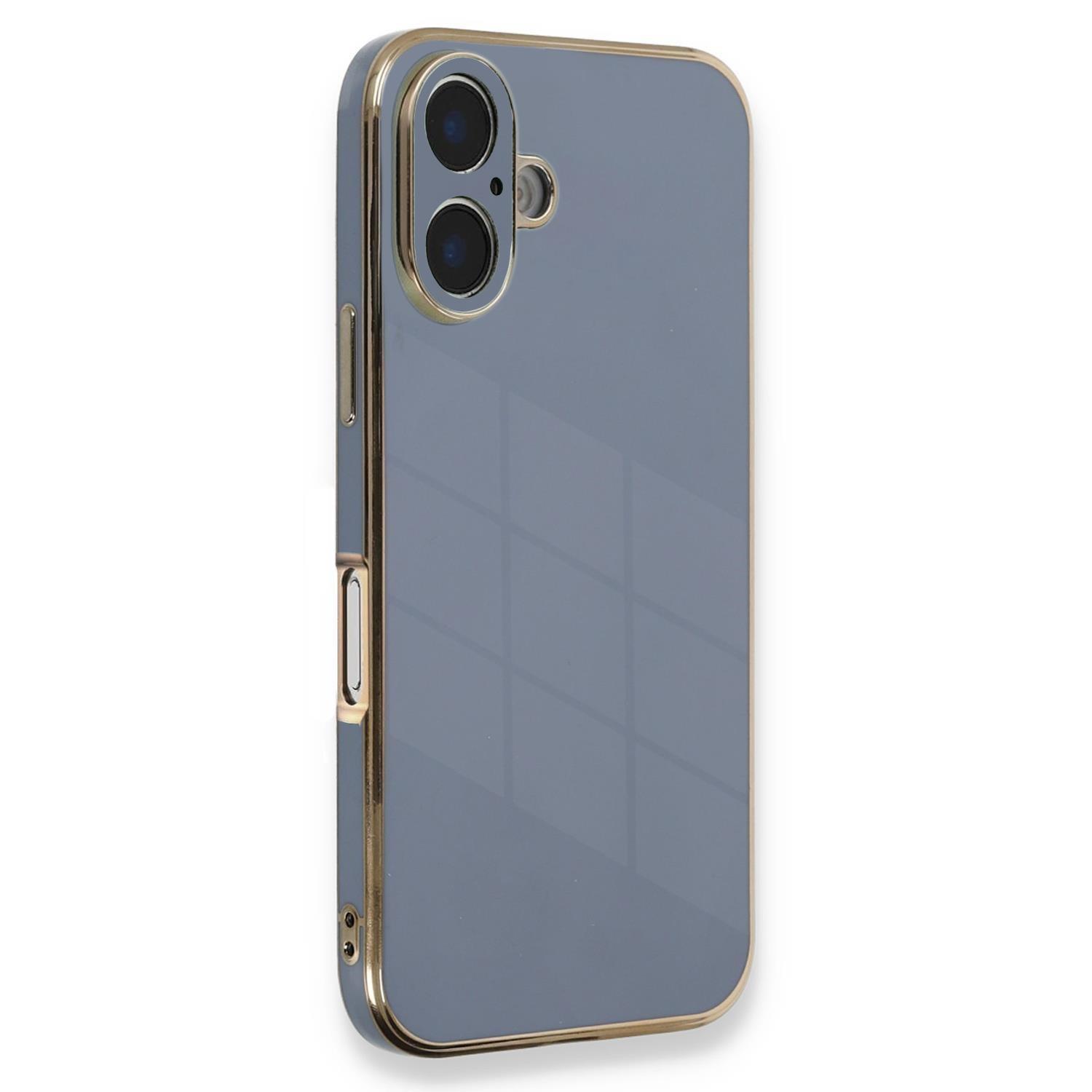 Microsonic Apple iPhone 16 Kılıf Olive Plated Lavanta Grisi