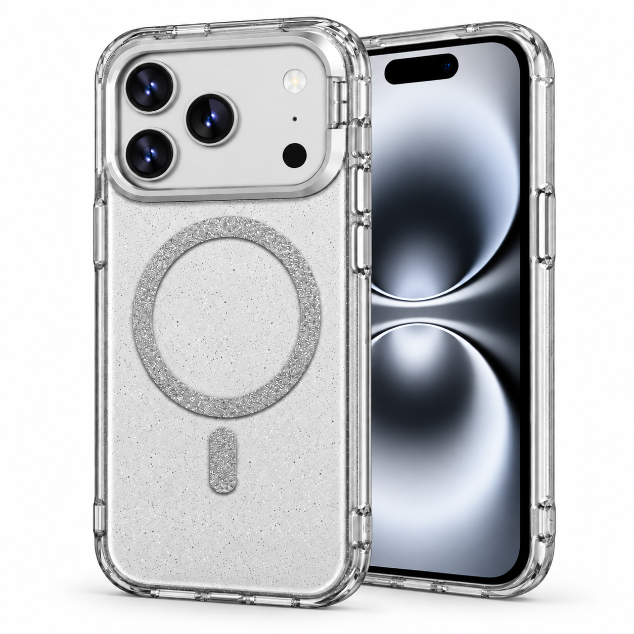 Microsonic Apple iPhone 17 Pro Max Kılıf SparkMag Luxe Gri