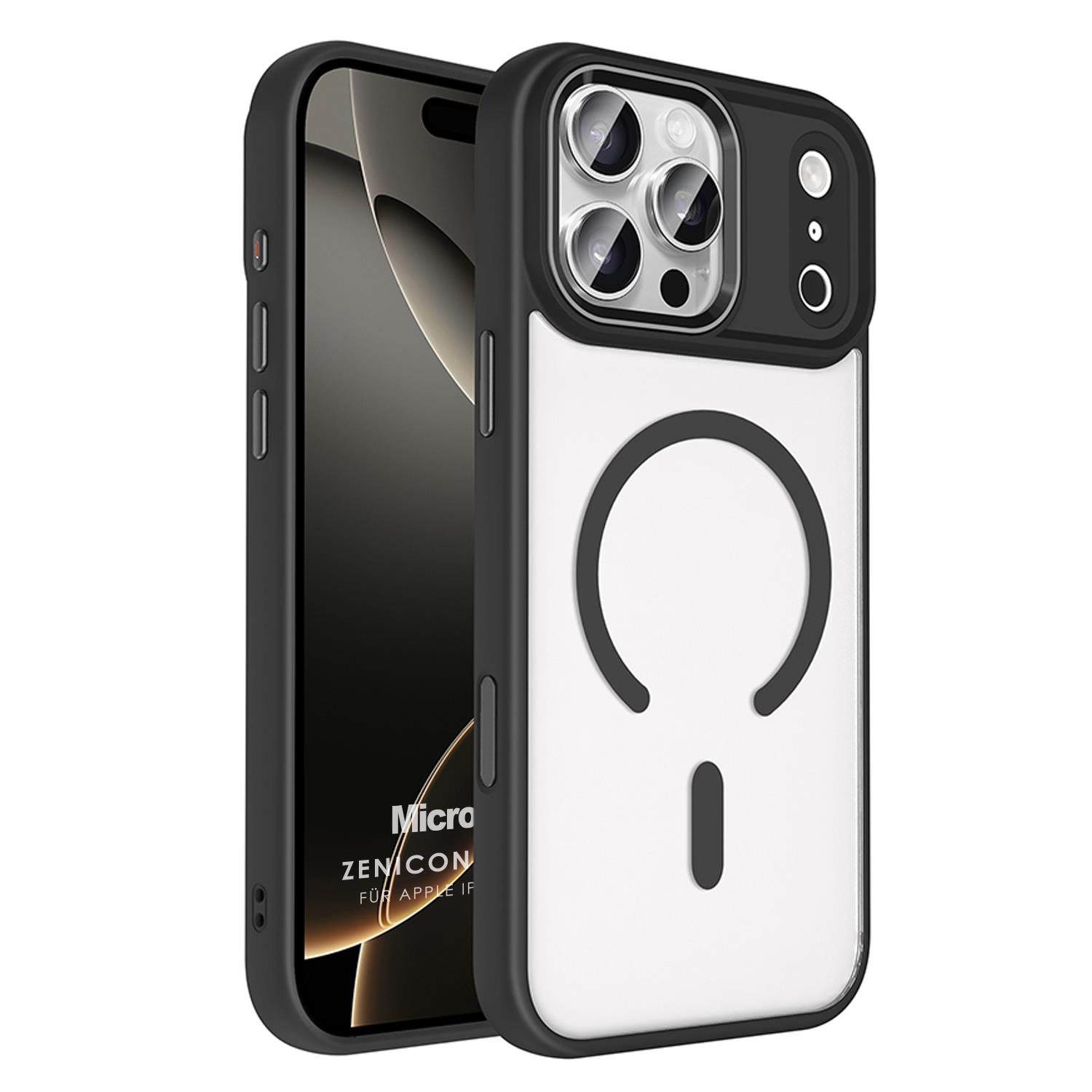 Microsonic Apple iPhone 17 Pro Kılıf Zenicon MagSafe Siyah