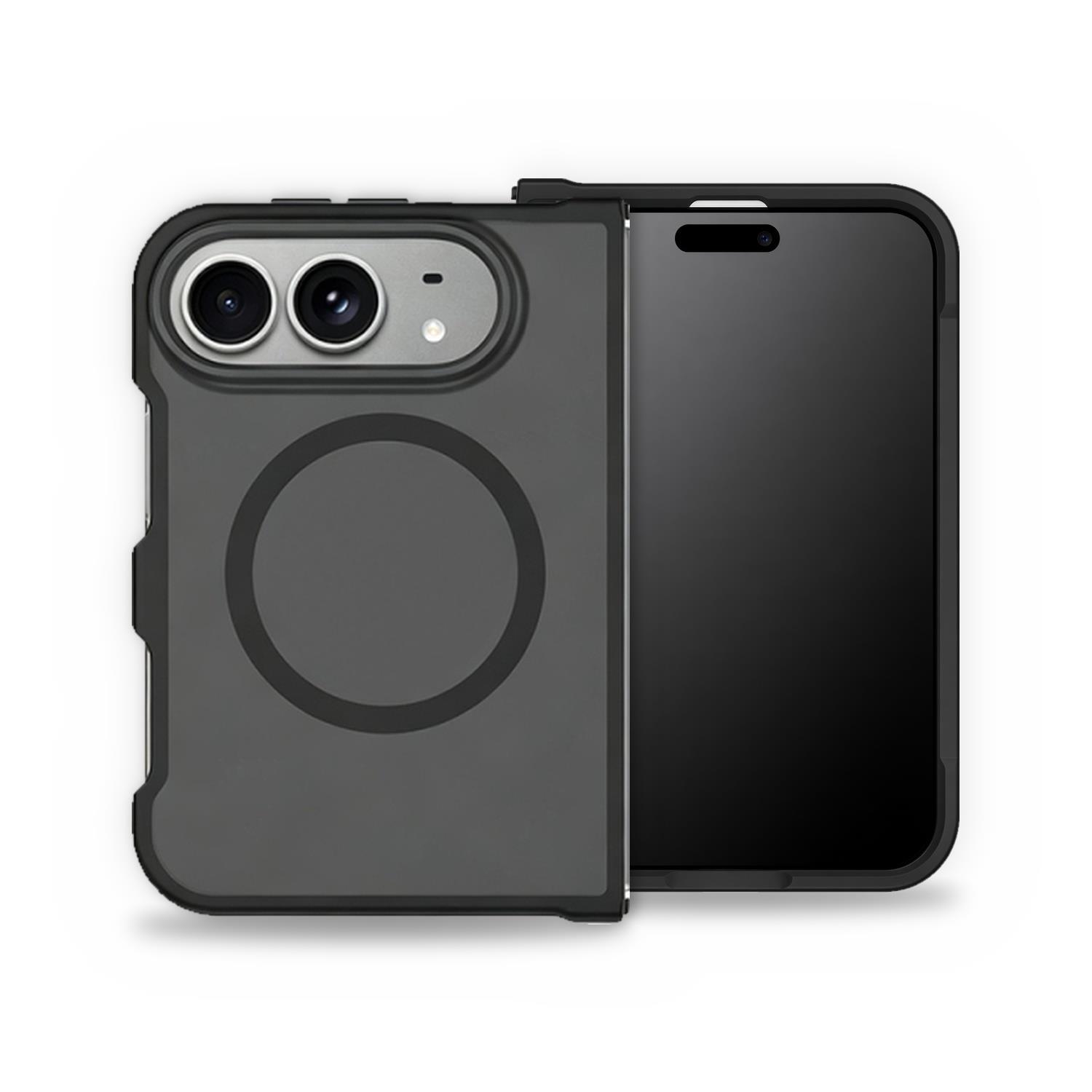 Microsonic Apple iPhone Duo Kılıf Matte FrostMag Siyah