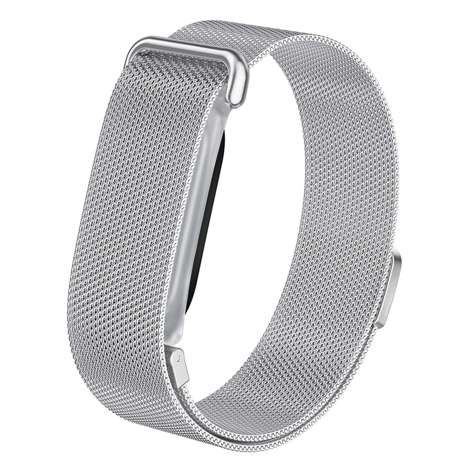 Microsonic Google Fitbit Air Kordon Milanese Loop Kordon Gümüş