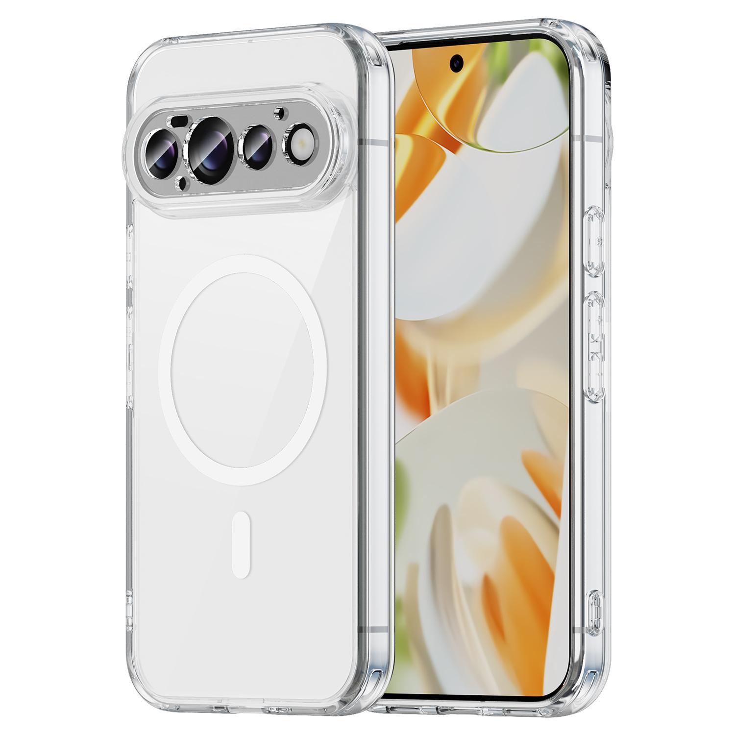 Microsonic Google Pixel 11 Pro Kılıf MagSafe Clear Sararmaz Şeffaf