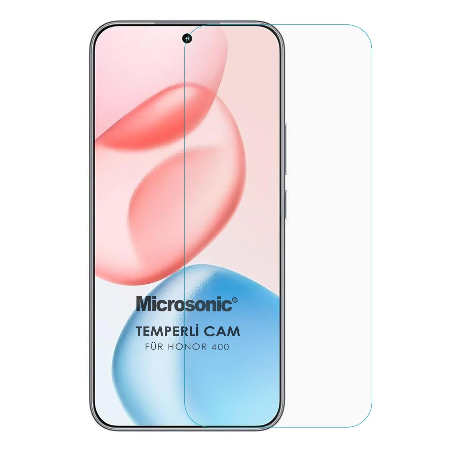 Microsonic Honor 400 Tempered Glass Cam Ekran Koruyucu