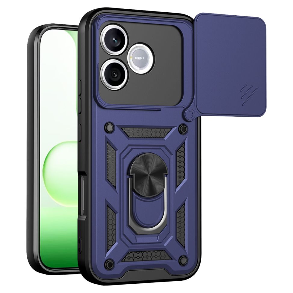 Microsonic Honor 600 Lite 5G Kılıf Impact Resistant Lacivert