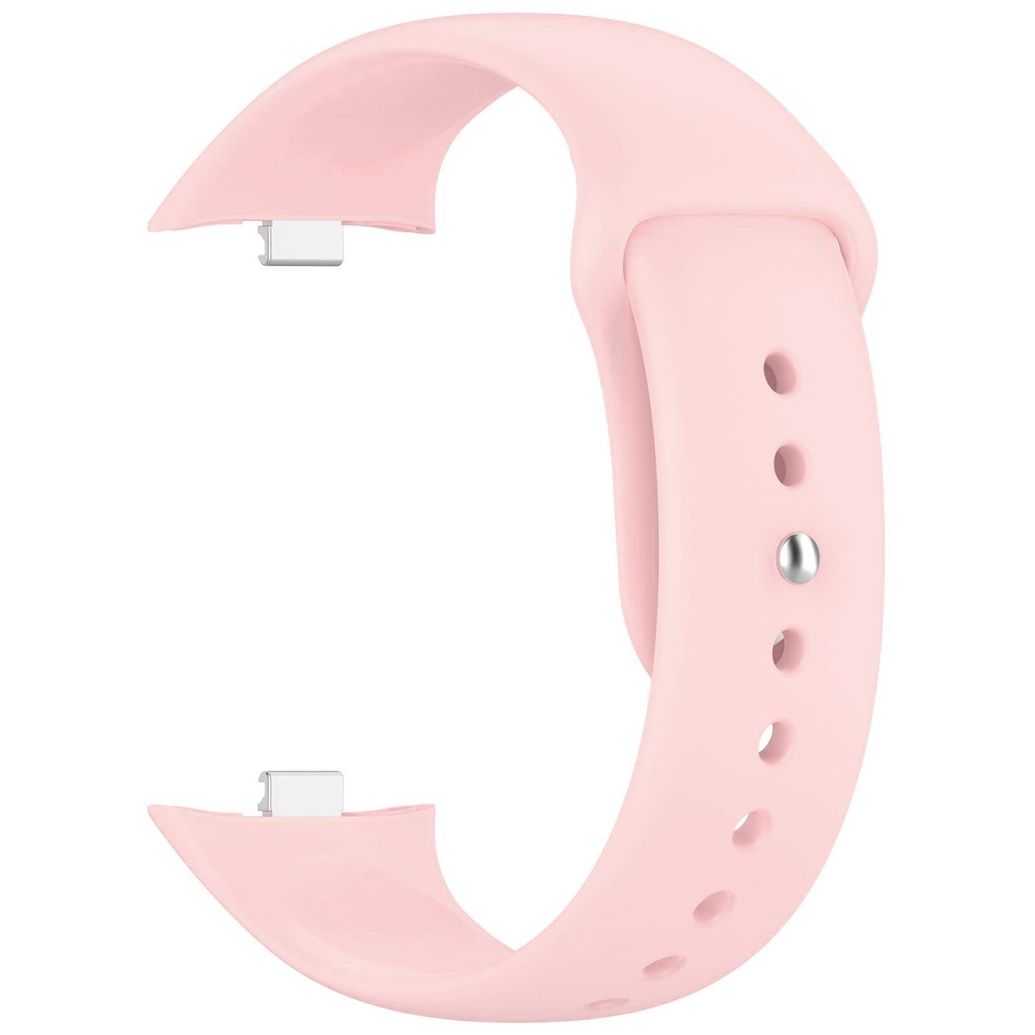Microsonic Honor Watch X5i Kordon Silicone Sport Band Pembe