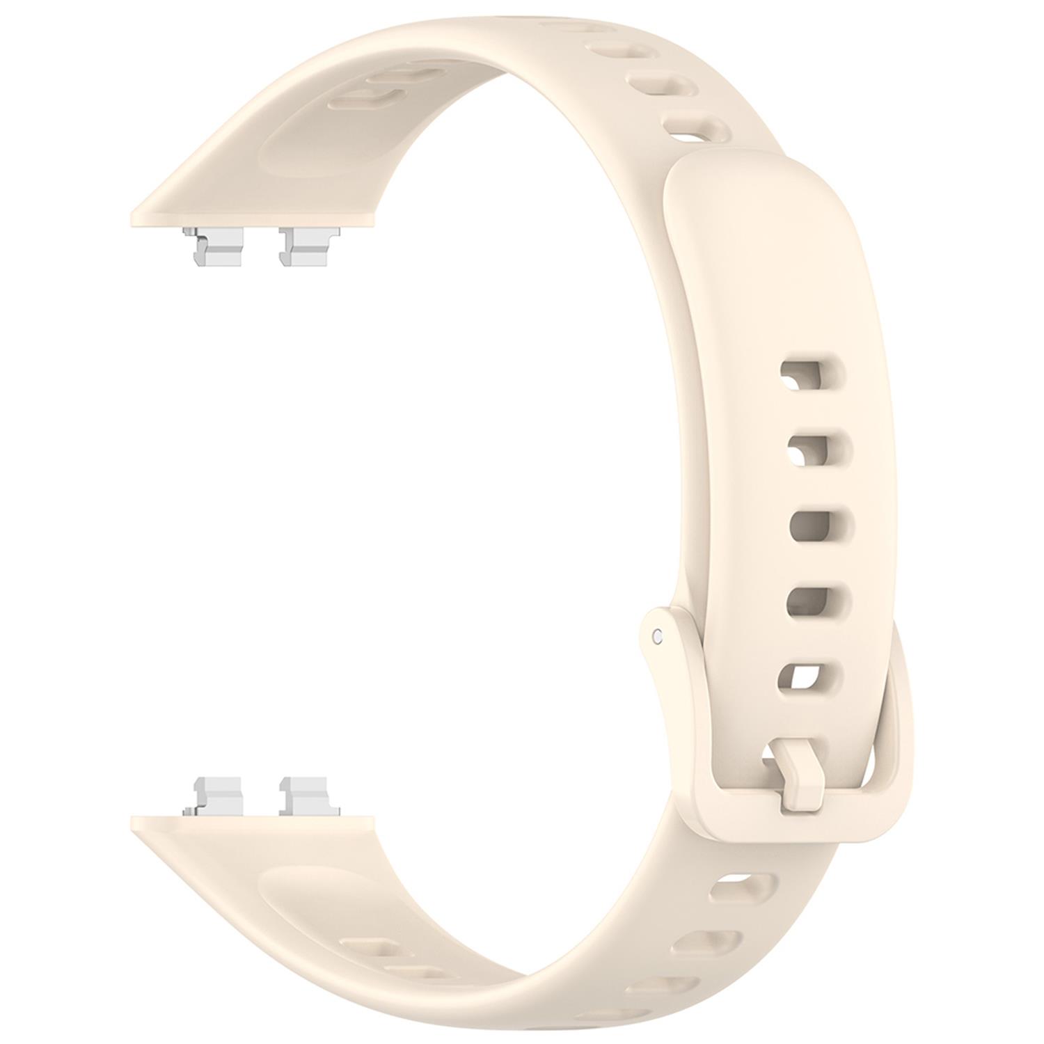Microsonic Huawei Band 11 Pro Kordon Silicone Sport Band Bej