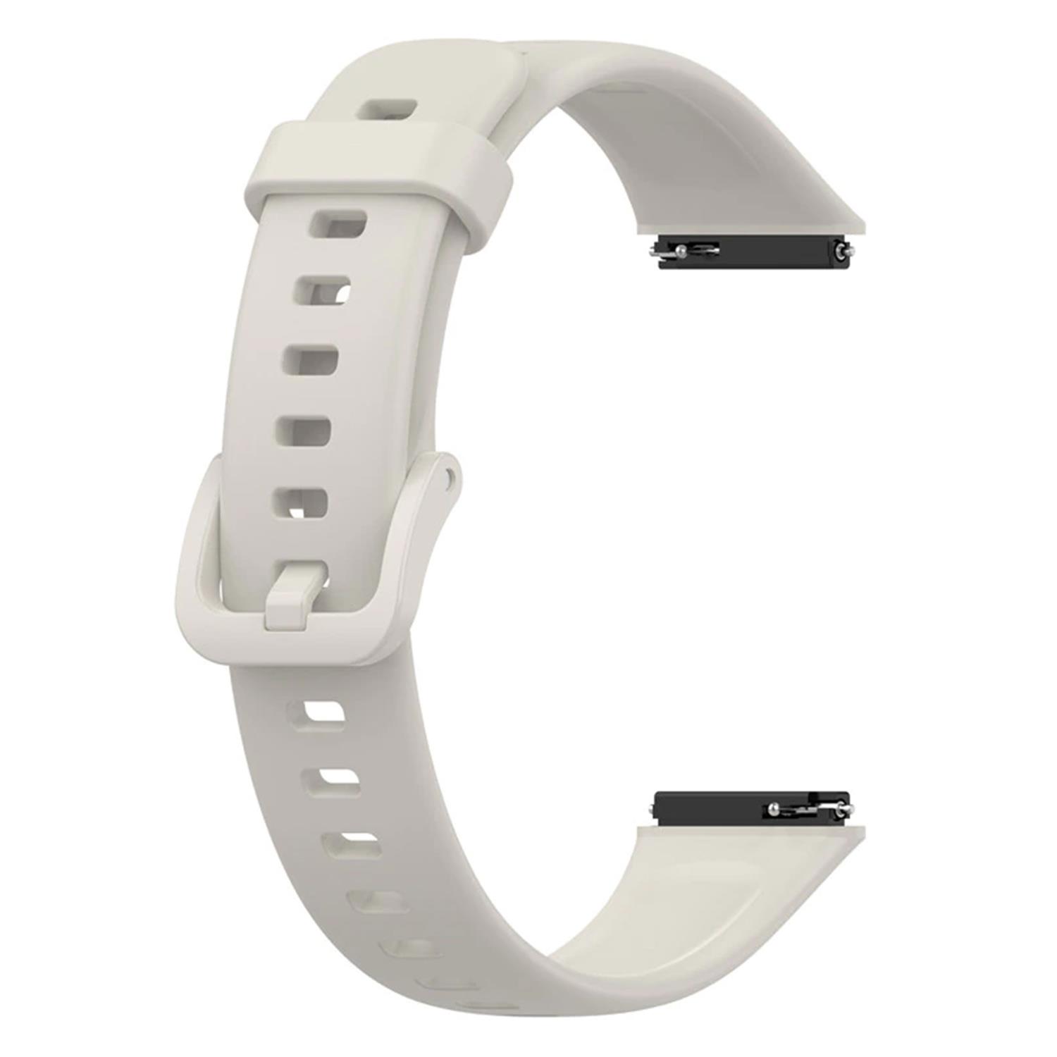 Microsonic Huawei Band 7 Kordon Silicone Sport Band Bej