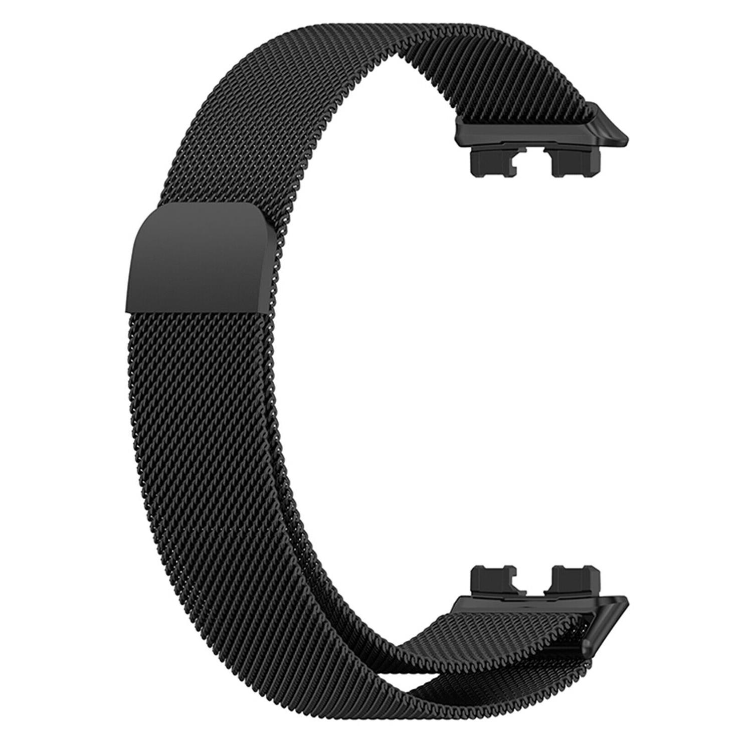 Microsonic Huawei Band 10 Milanese Loop Kordon Siyah