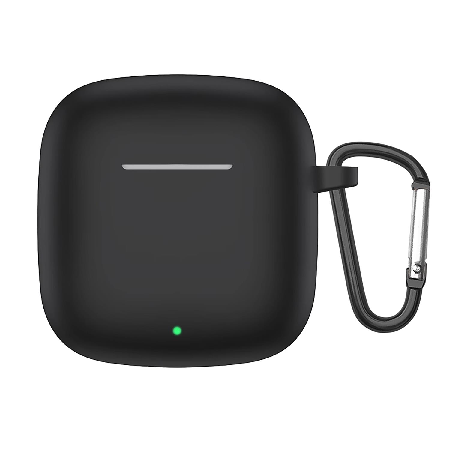 Microsonic Xiaomi Redmi Buds 3 Kılıf Askılı Mat Silikon Siyah