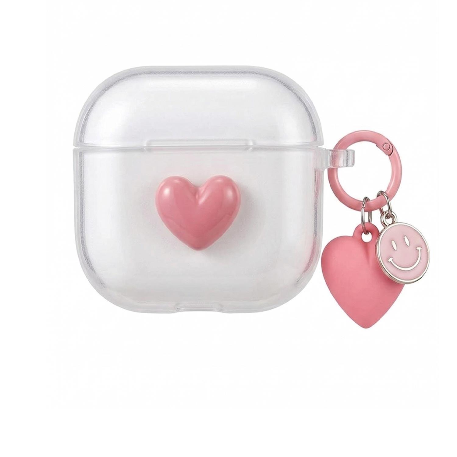 Microsonic Huawei FreeClip 2 Kılıf Figure Series Sweet Heart Pembe
