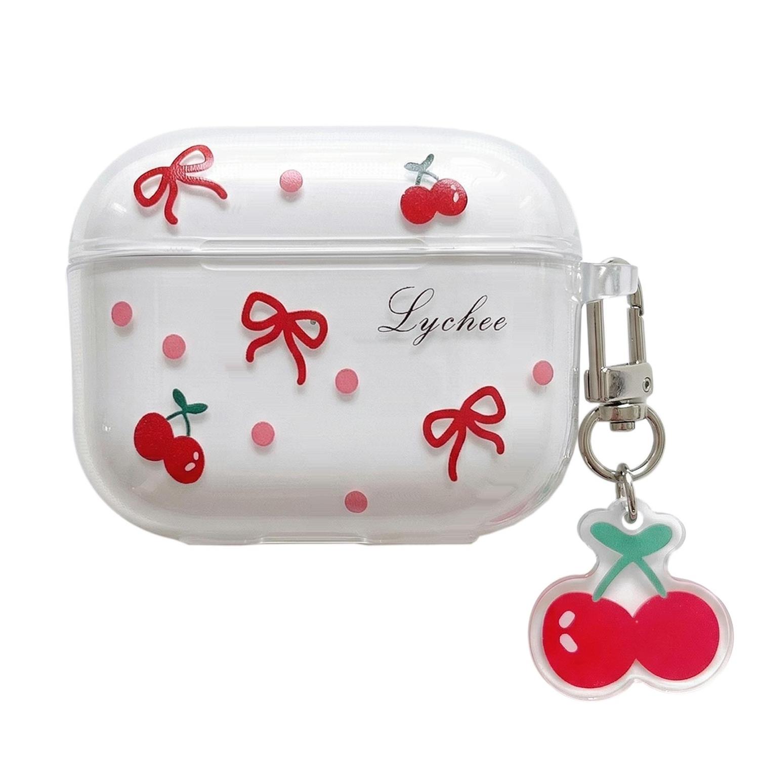 Microsonic Huawei FreeBuds SE 4 ANC Kılıf Figure Series Lychee Bow Kırmızı