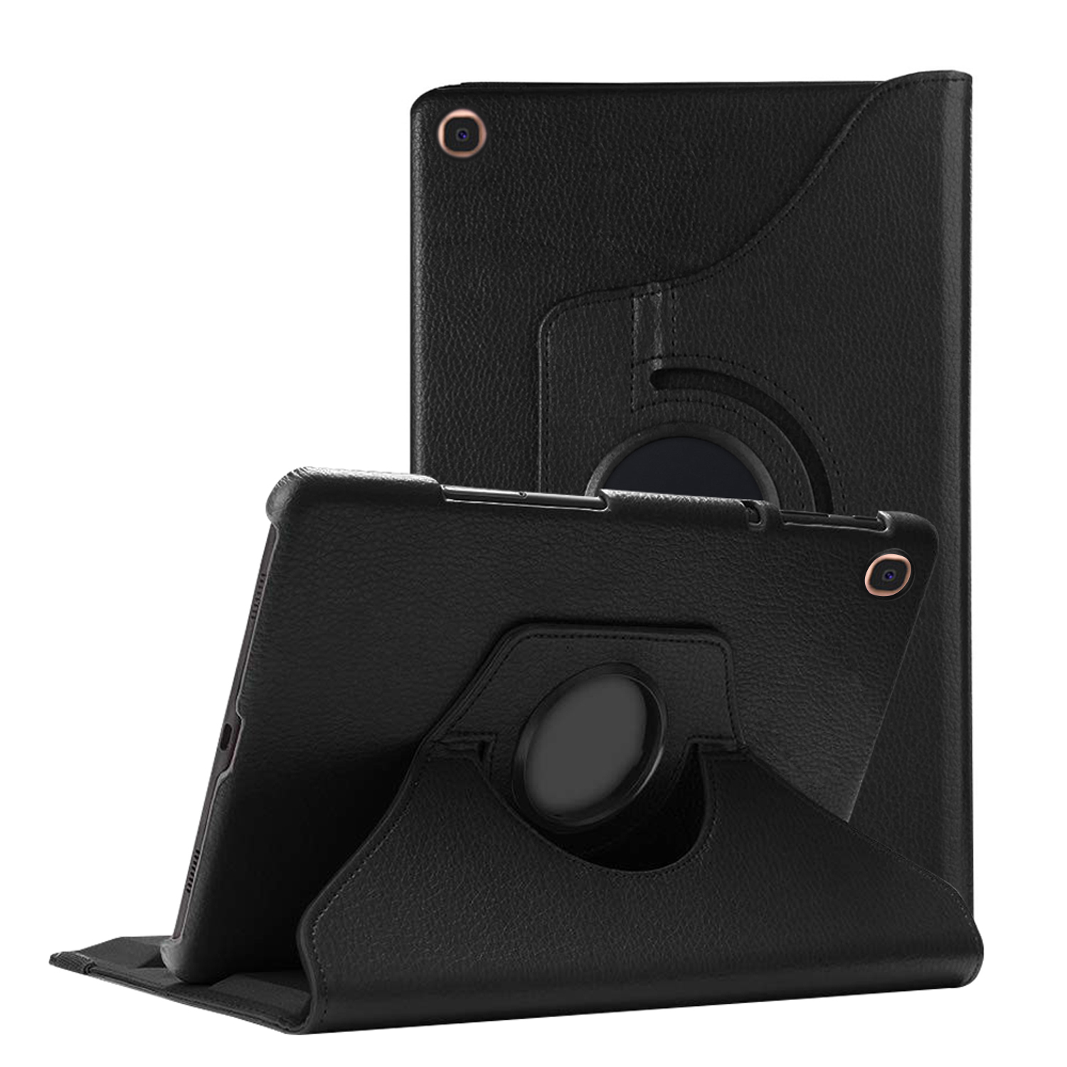 Microsonic Huawei MediaPad T3 7 Kılıf 360 Rotating Stand Deri Siyah