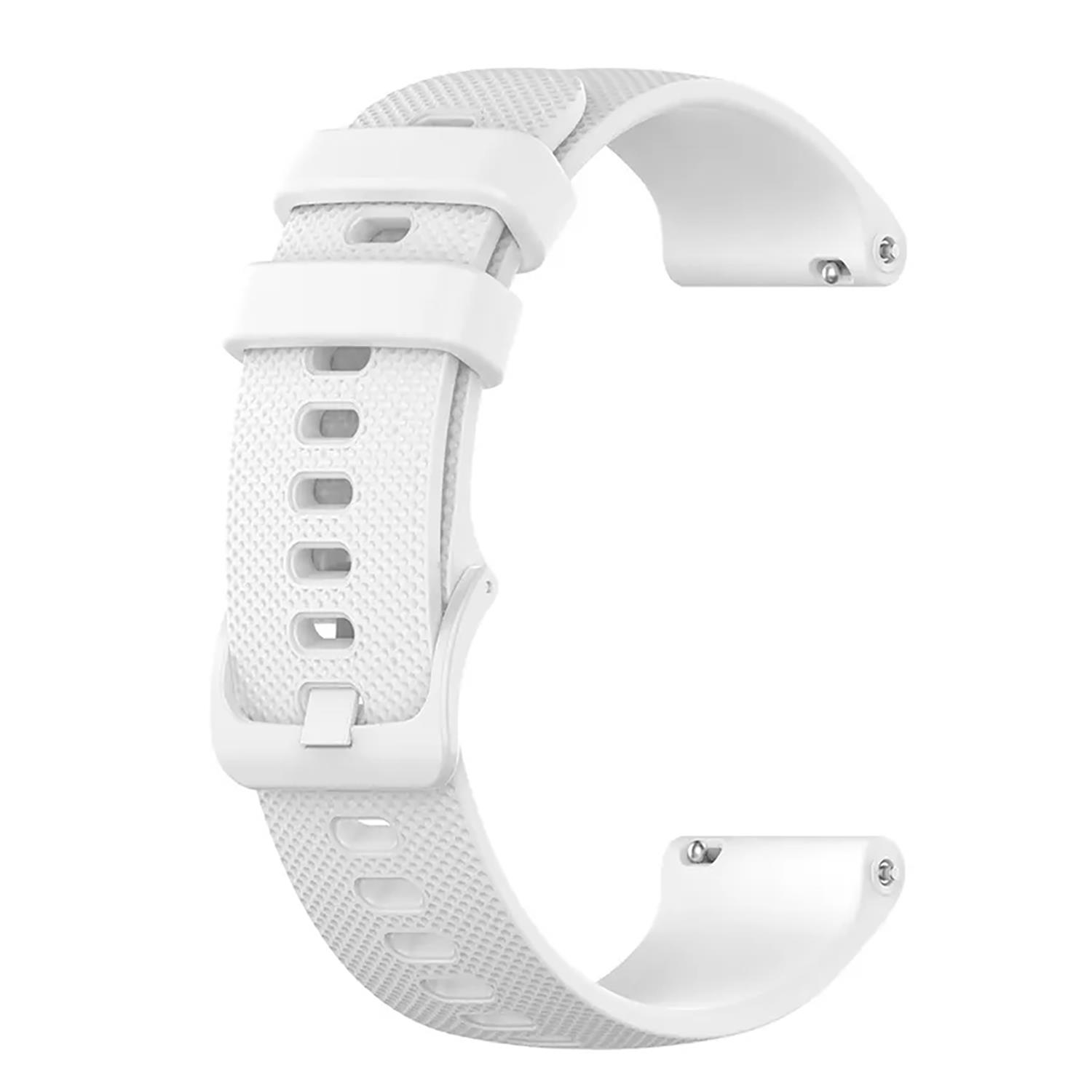 Microsonic Huawei Watch GT5 41mm Kordon Silicone Sport Band Beyaz