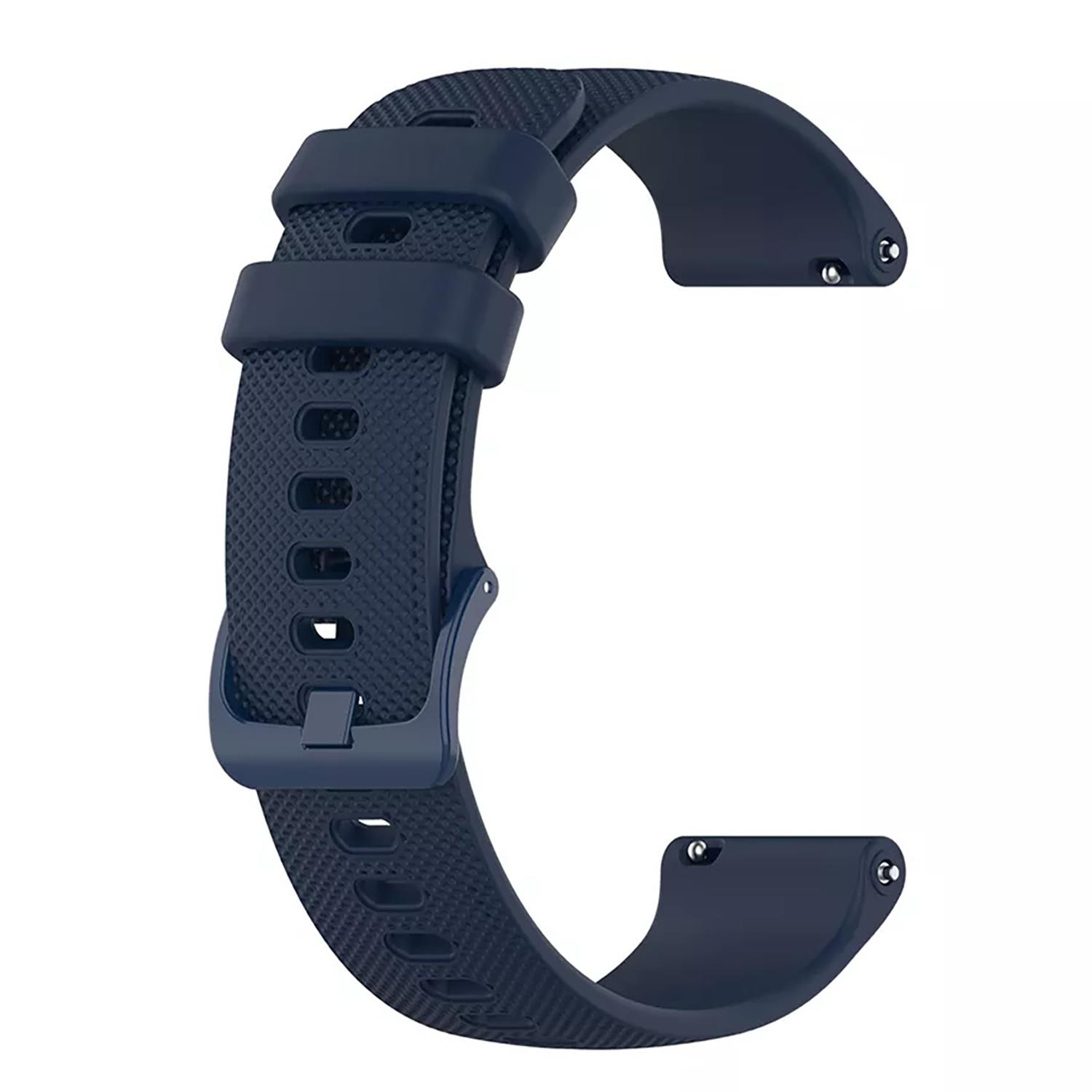 Microsonic Huawei Watch GT5 41mm Kordon Silicone Sport Band Lacivert