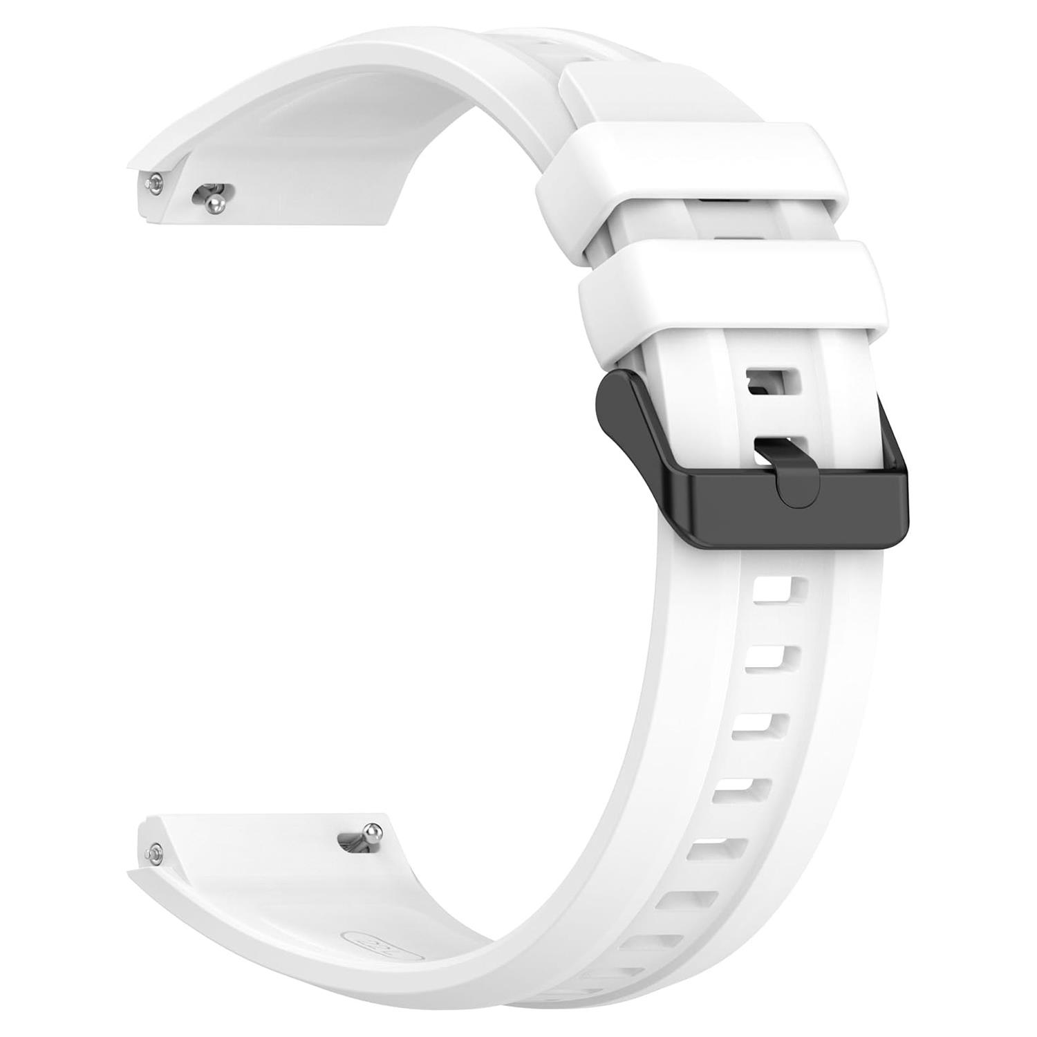 Microsonic Huawei Watch GT5 Pro 42mm Kordon Silicone SwiftBands Beyaz
