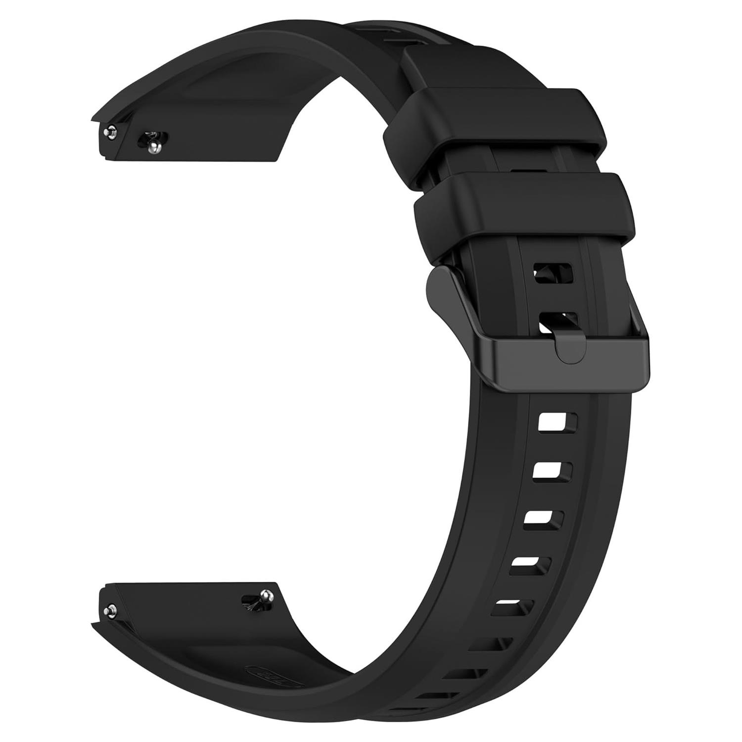 Microsonic Huawei Watch GT5 Pro 42mm Kordon Silicone SwiftBands Siyah