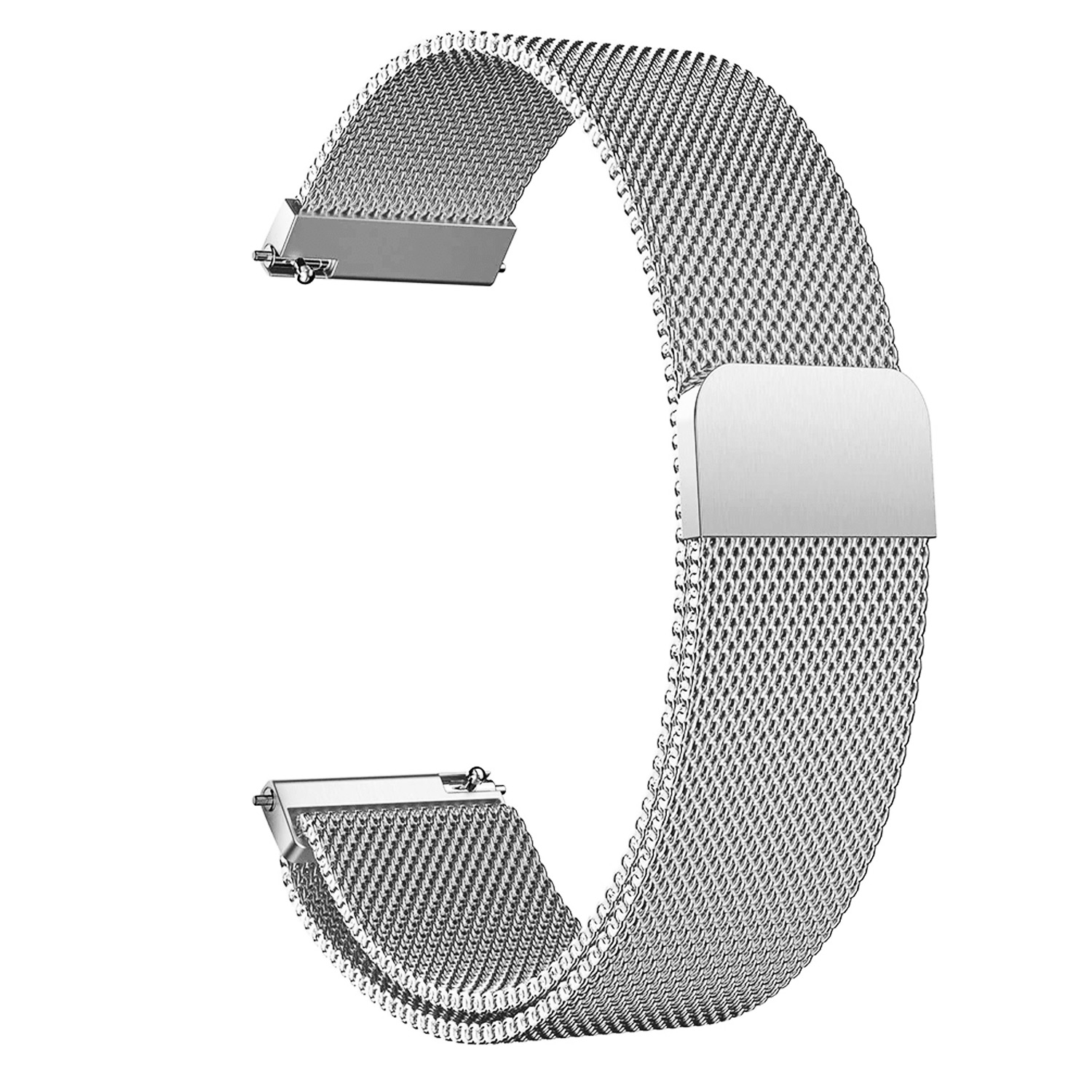 Microsonic Huawei Watch 3 Milanese Loop Kordon Gümüş