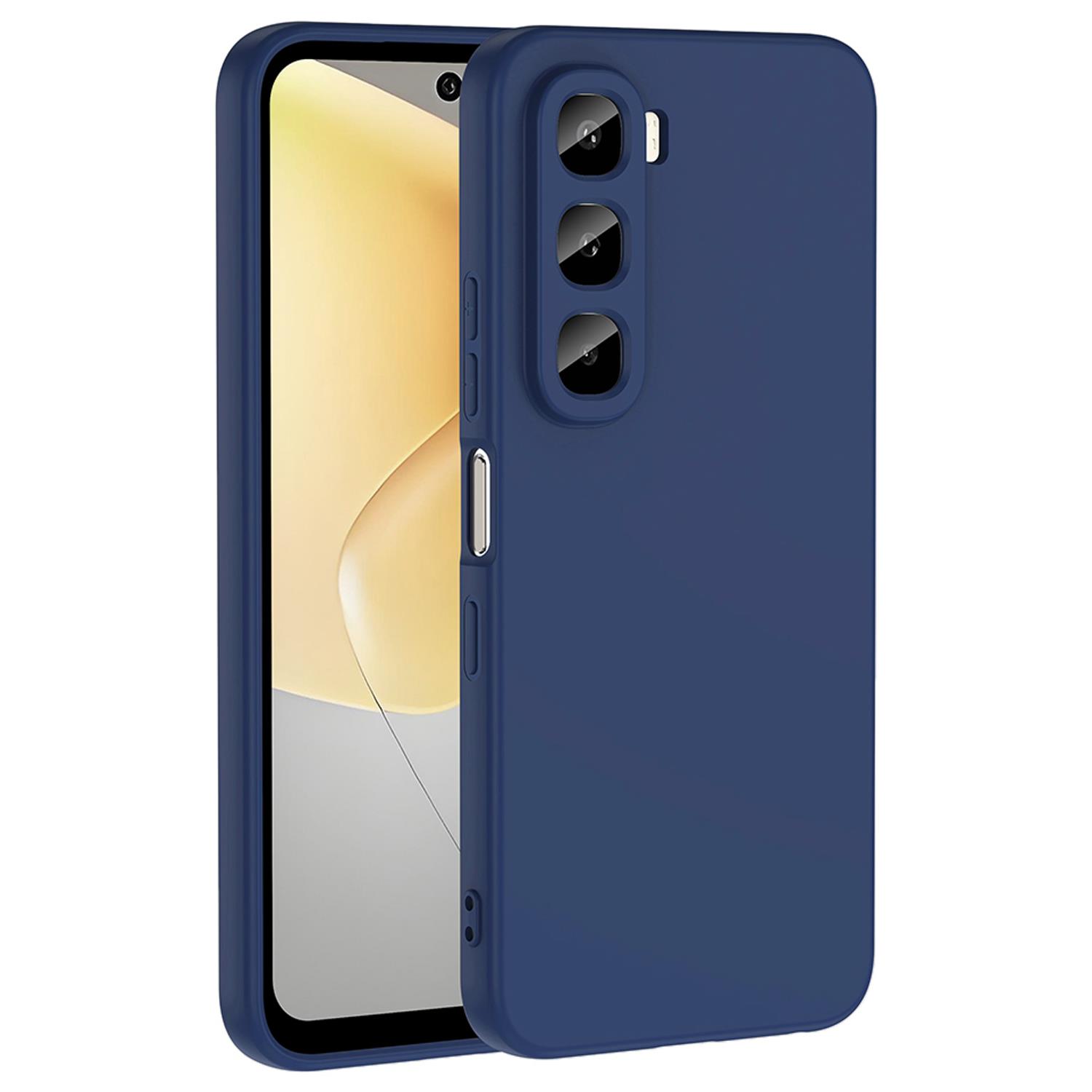 Microsonic Infinix Hot 60i 4G Kılıf Groovy Soft Lacivert