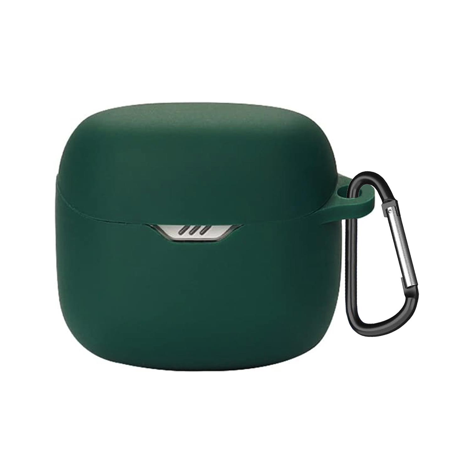 Microsonic JBL Tune Flex 2 Mat Silikon Kılıf Koyu Yeşil