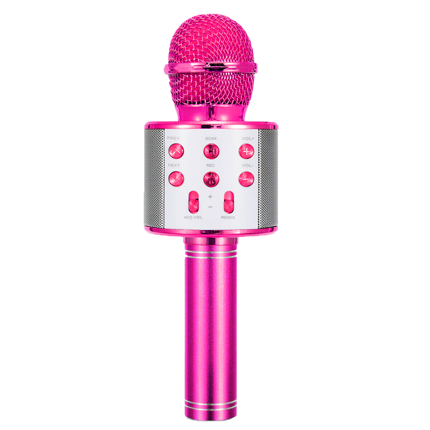 Microsonic Karaoke Bluetooth Mikrofon Pembe