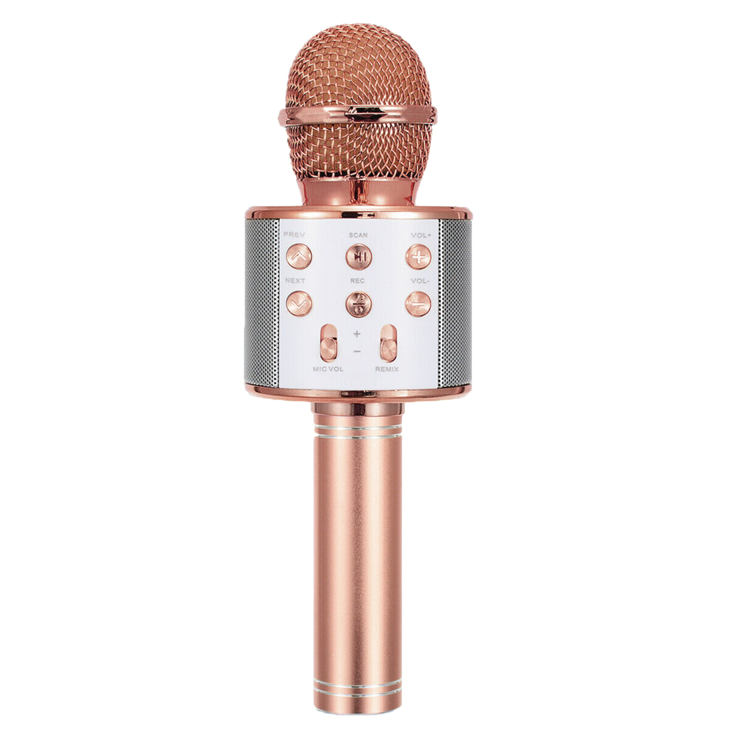 Microsonic Karaoke Bluetooth Mikrofon Rose Gold