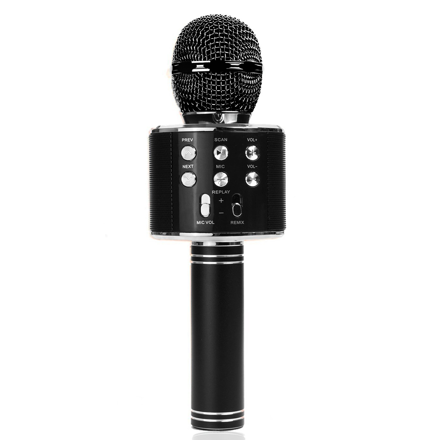 Microsonic Karaoke Bluetooth Mikrofon Siyah