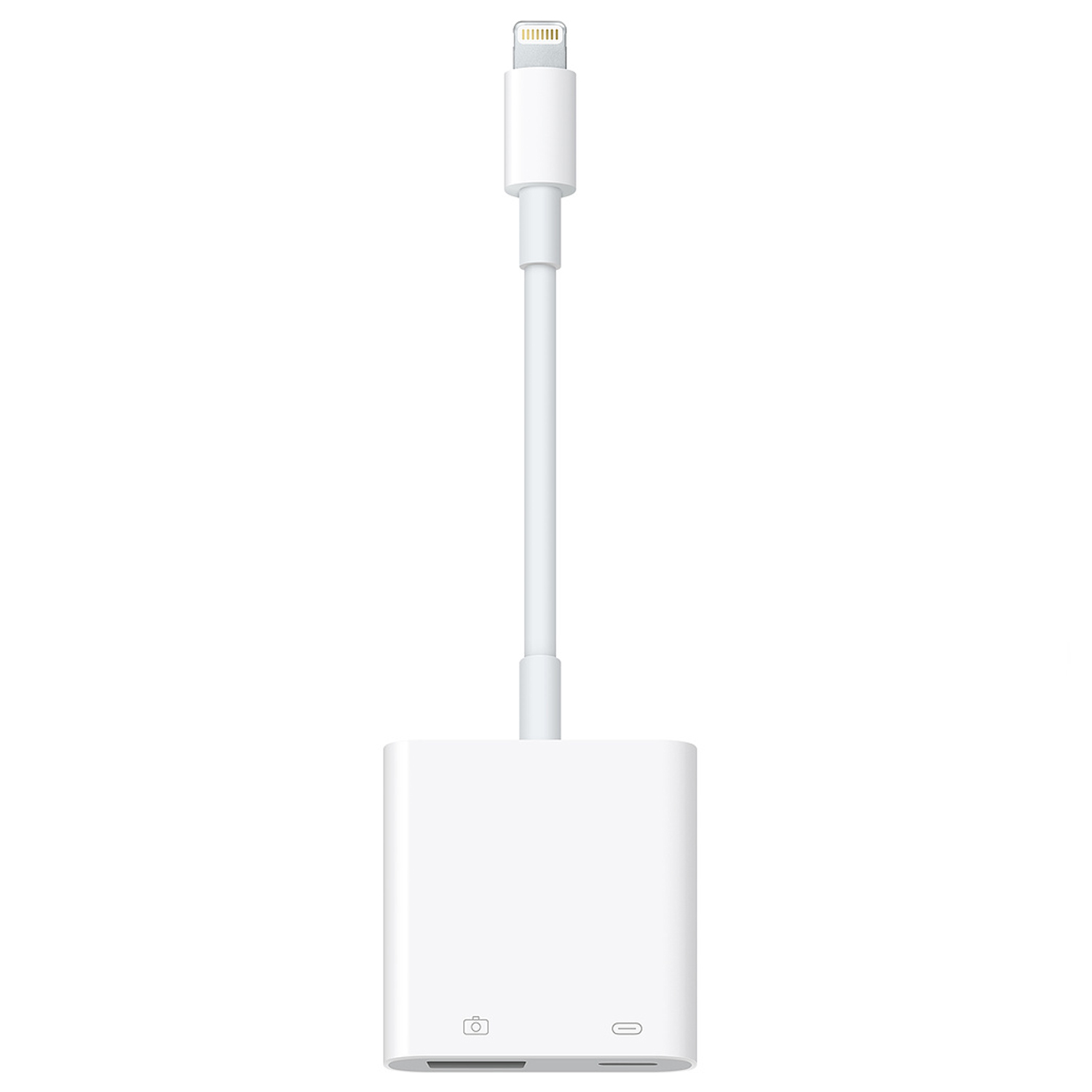 Microsonic Lightning to USB Lightning Kablo iPhone USB Okuyucu ve Dişi 8Pin İOS Kablo Adaptör Beyaz